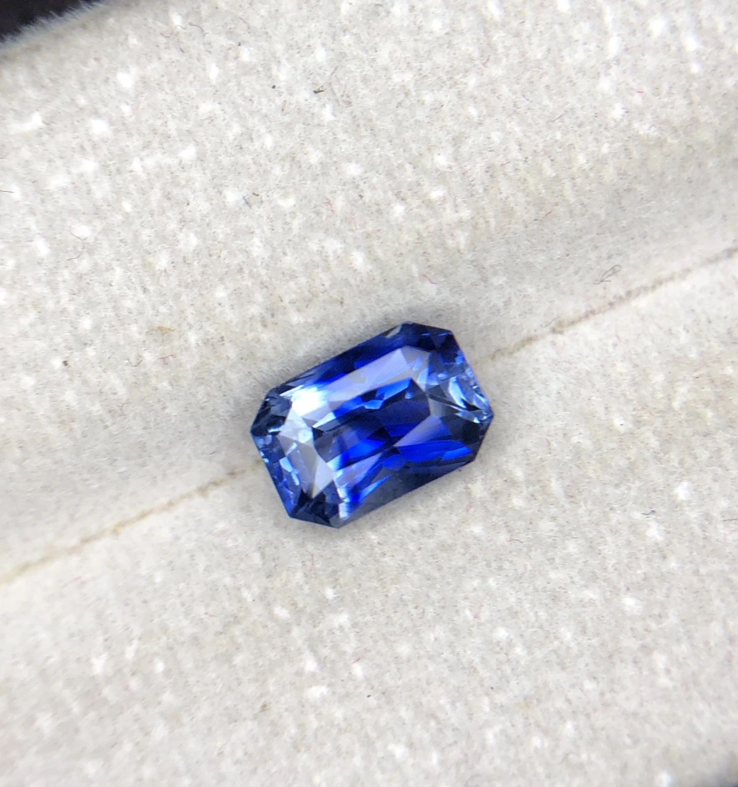 1.72ct Blue Sapphire in Fancy Octagon Cut From Sri Lanka — view 3