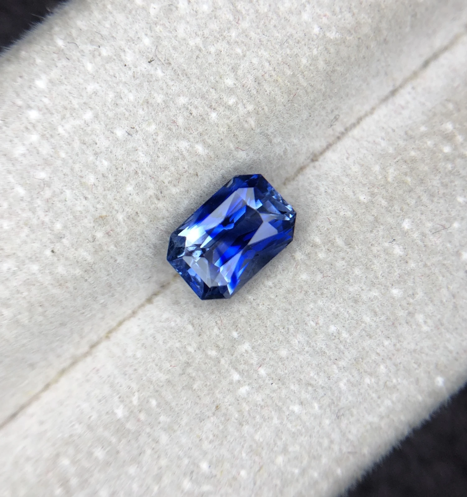 1.72ct Blue Sapphire in Fancy Octagon Cut From Sri Lanka — view 1