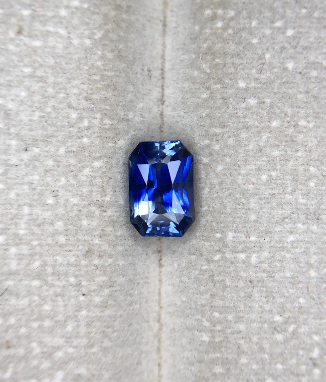 1.72ct Blue Sapphire in Fancy Octagon Cut From Sri Lanka — view 2