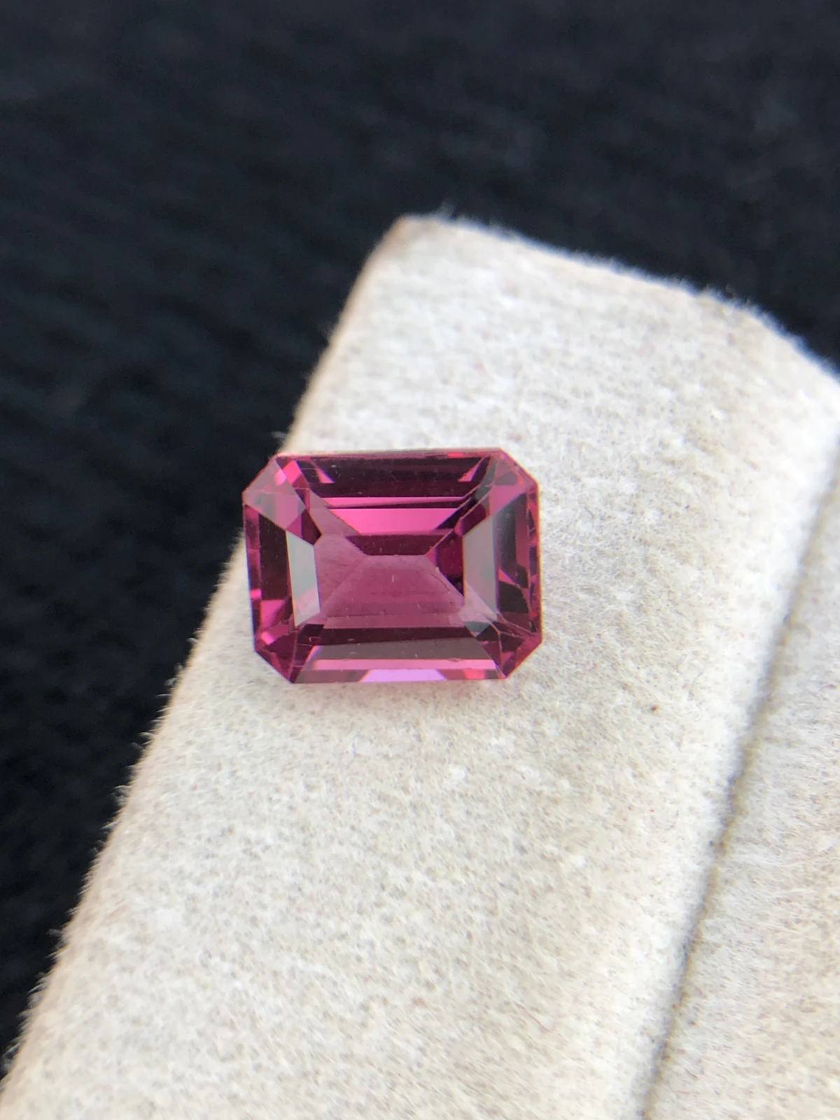 2.20ct Pink Malaya Garnet in Emerald Cut from Tanzania — view 3