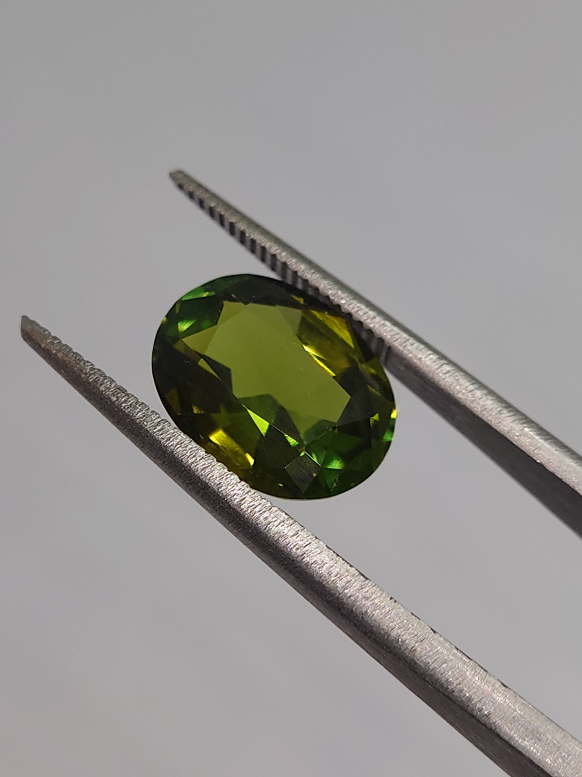 3.25ct Green Oval Cut Natural Tourmaline From Afghanistan — view 1
