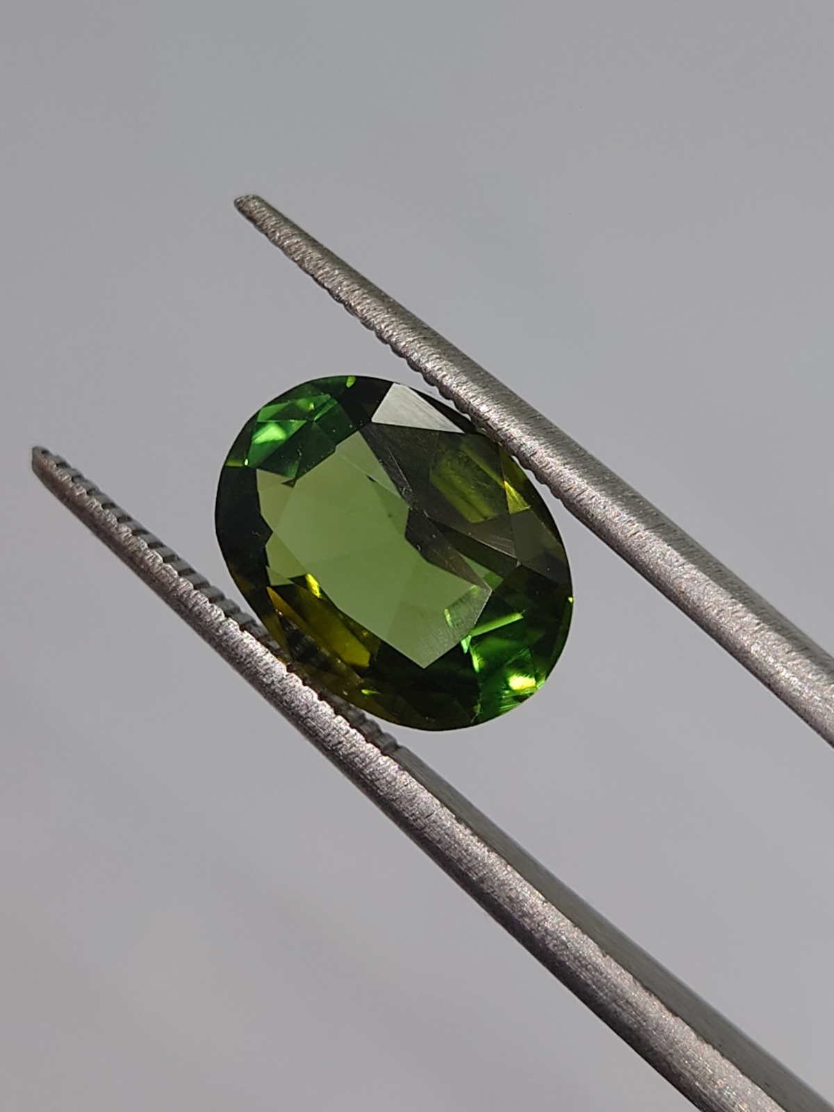 3.25ct Green Oval Cut Natural Tourmaline From Afghanistan — view 5