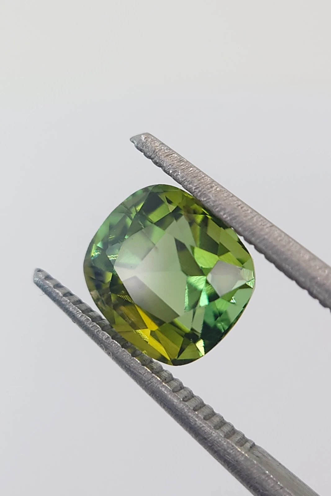 1.92ct Natural Green Cushion Cut Tourmaline Loose Gemstone from Afghanistan — view 3
