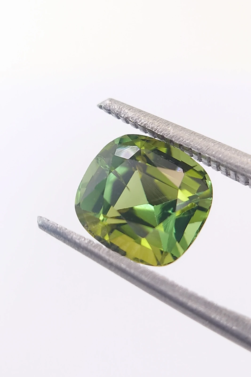 1.92ct Natural Green Cushion Cut Tourmaline Loose Gemstone from Afghanistan — view 4