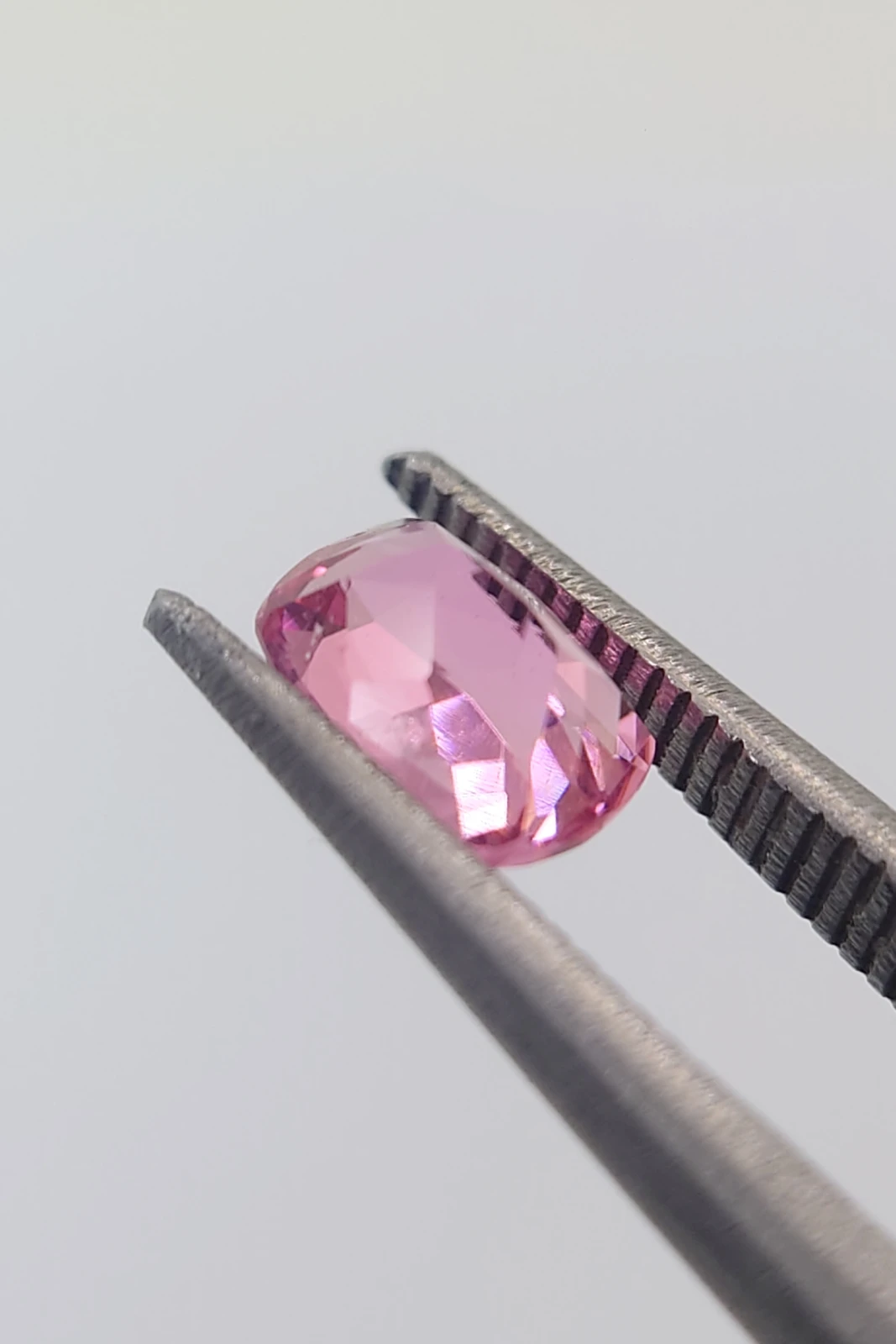 0.89ct Natural Vivid Pink Cushion Cut Tourmaline from Afghanistan — view 6