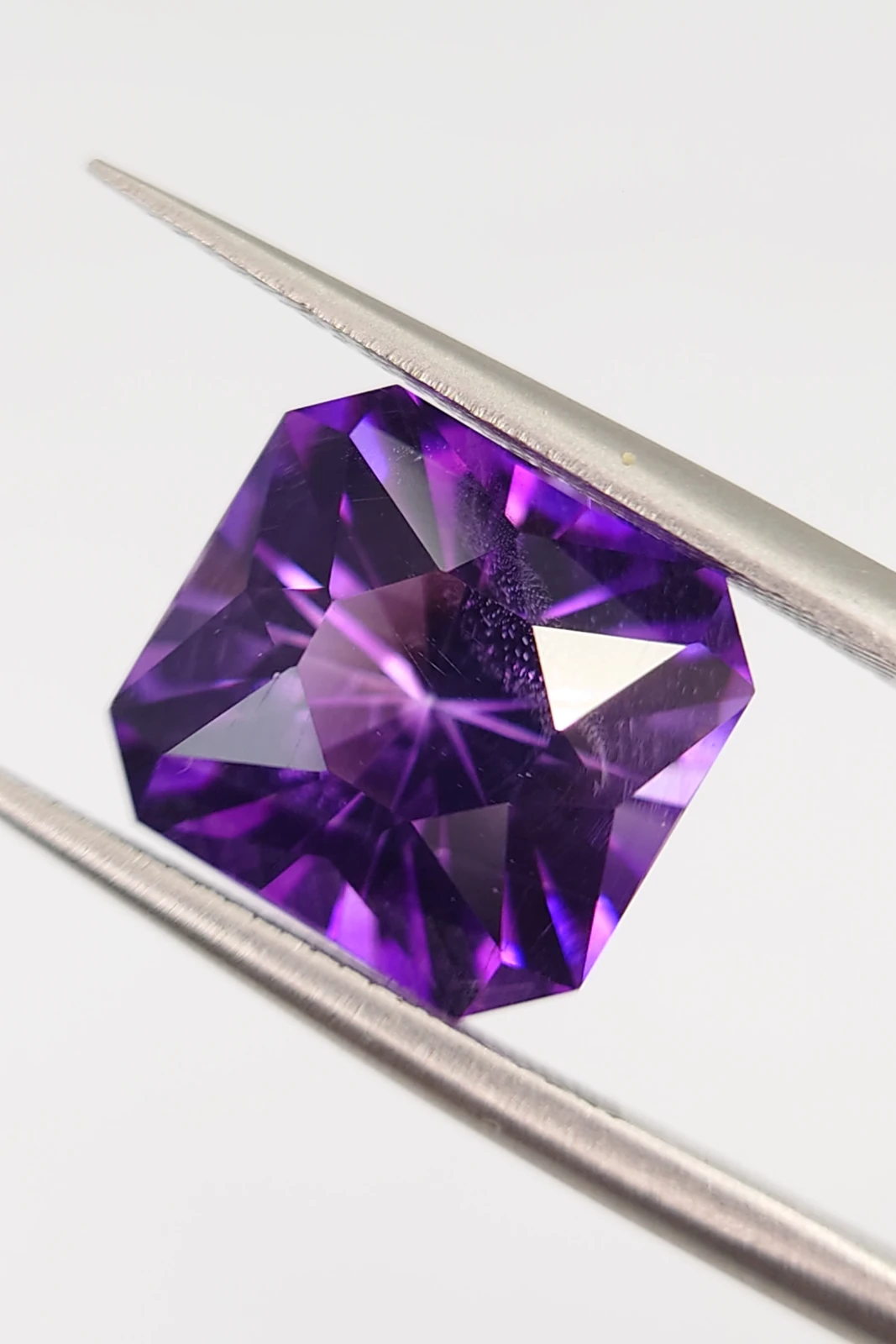 5.2ct Natural Siberian Type Nigerian Amethyst Loose Gemstone — view 2