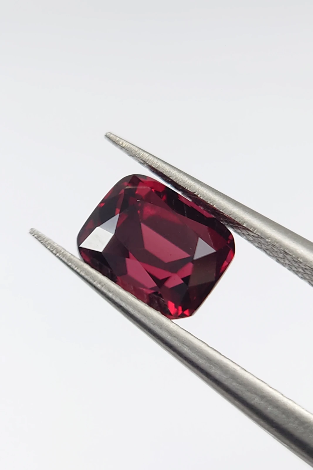 1.68ct Natural Cushion Cut Rhodolite Garnet from Tanzania — view 1