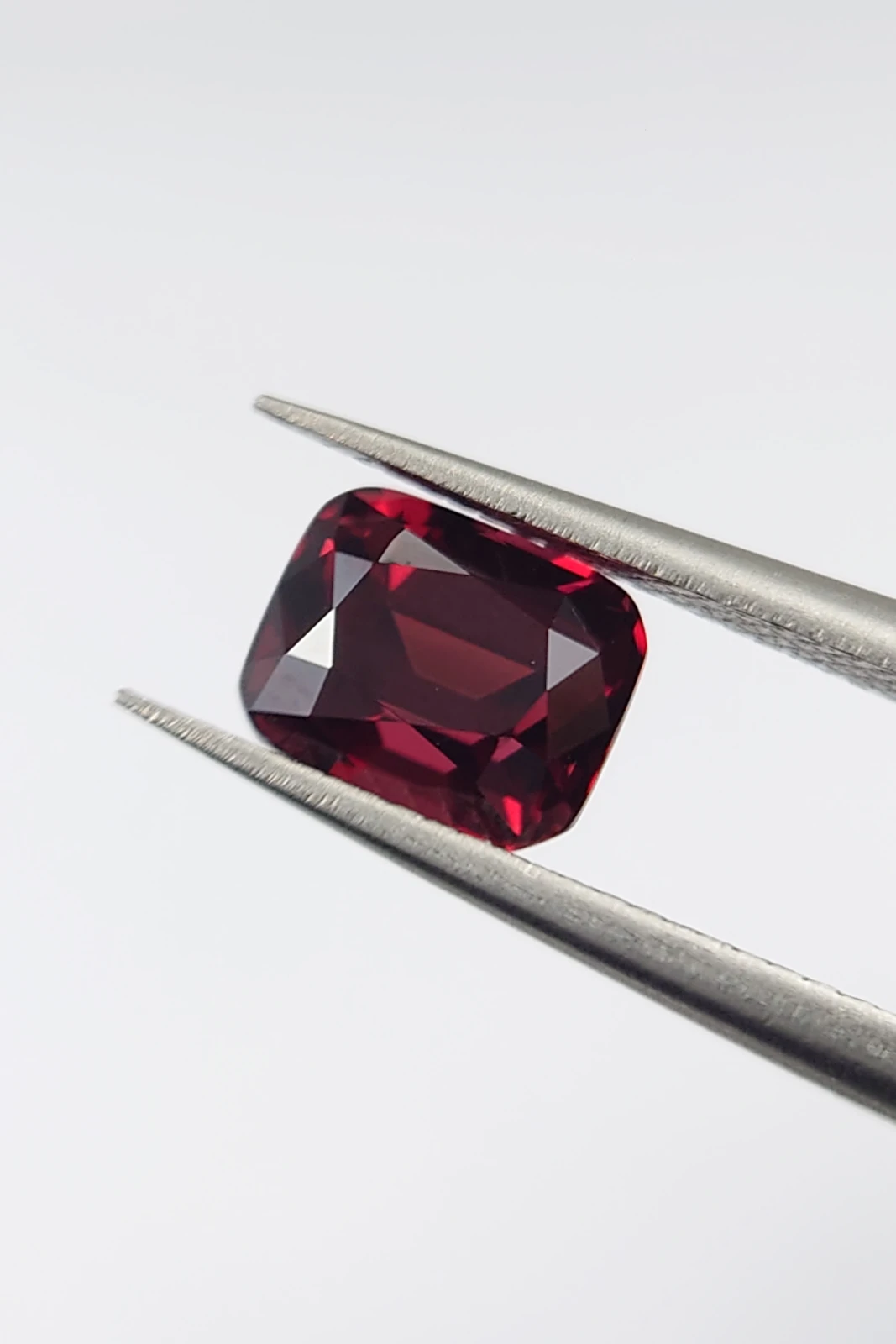 1.68ct Natural Cushion Cut Rhodolite Garnet from Tanzania — view 2
