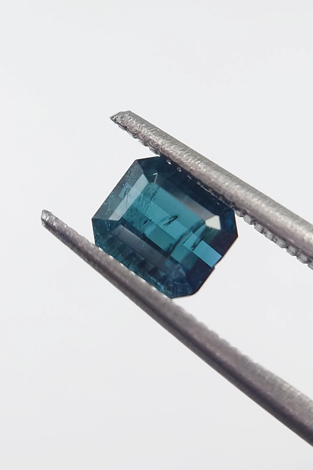 0.85ct Indicolite Tourmaline in Octagon Cut from Nigeria — view 5