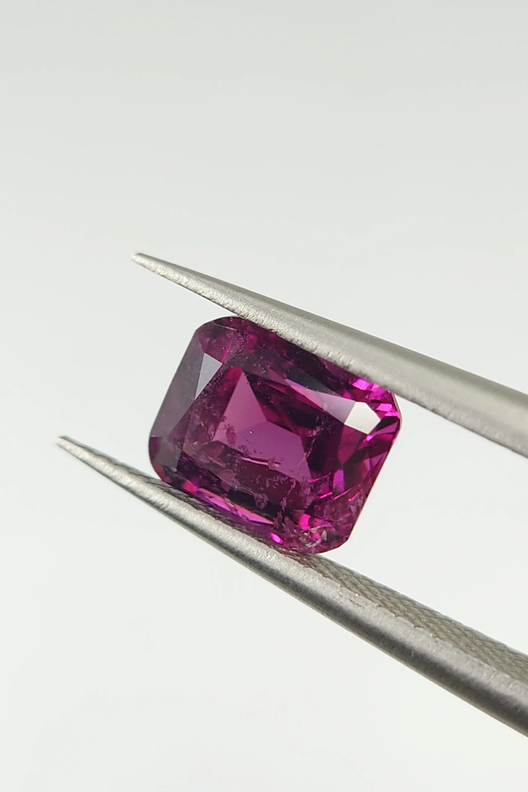 1.92ct Natural Tanzanian Malaya Garnet in Modified Cushion Cut — view 2