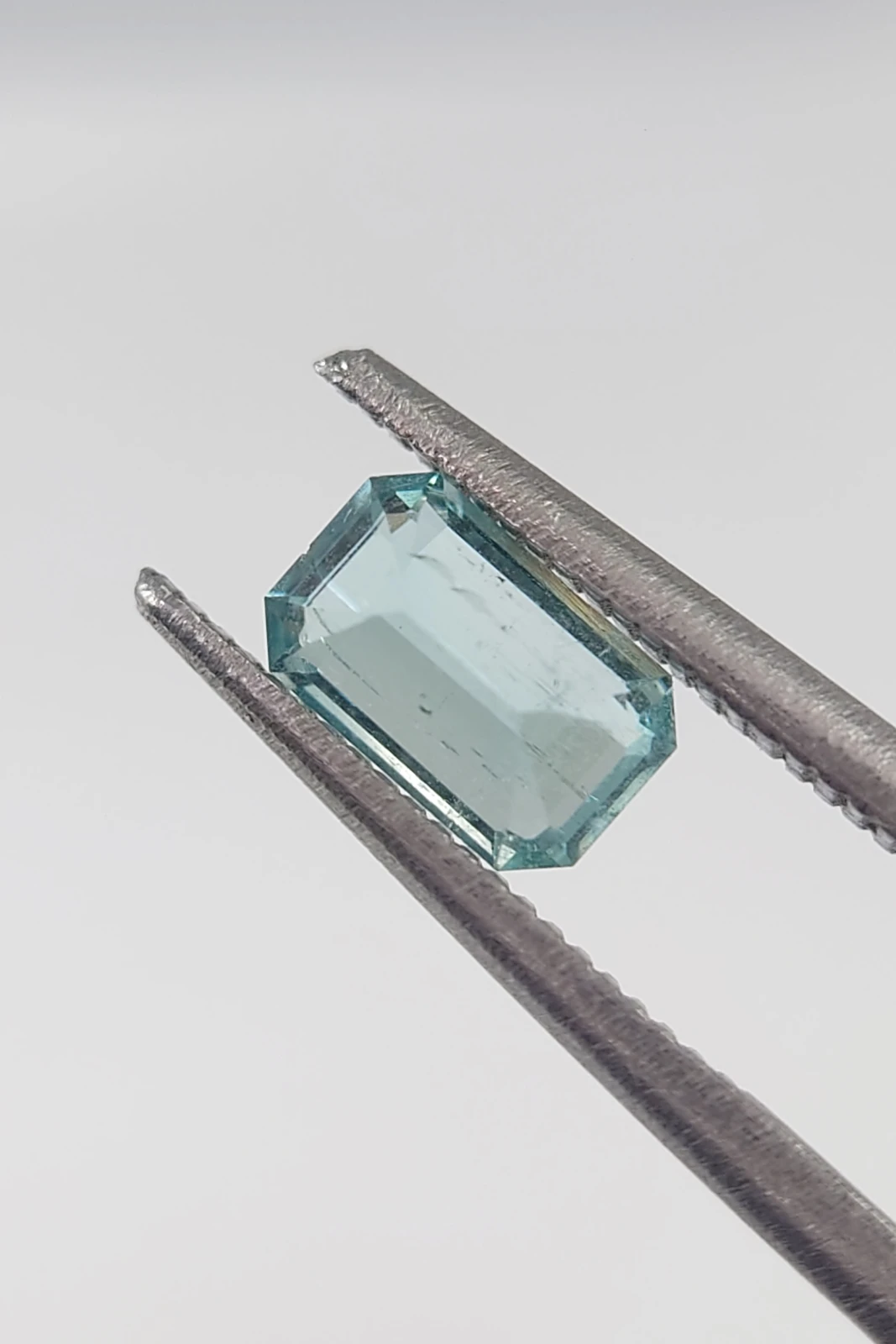 0.7ct Natural Emerald Cut Lagoon Tourmaline from Afghanistan — view 5