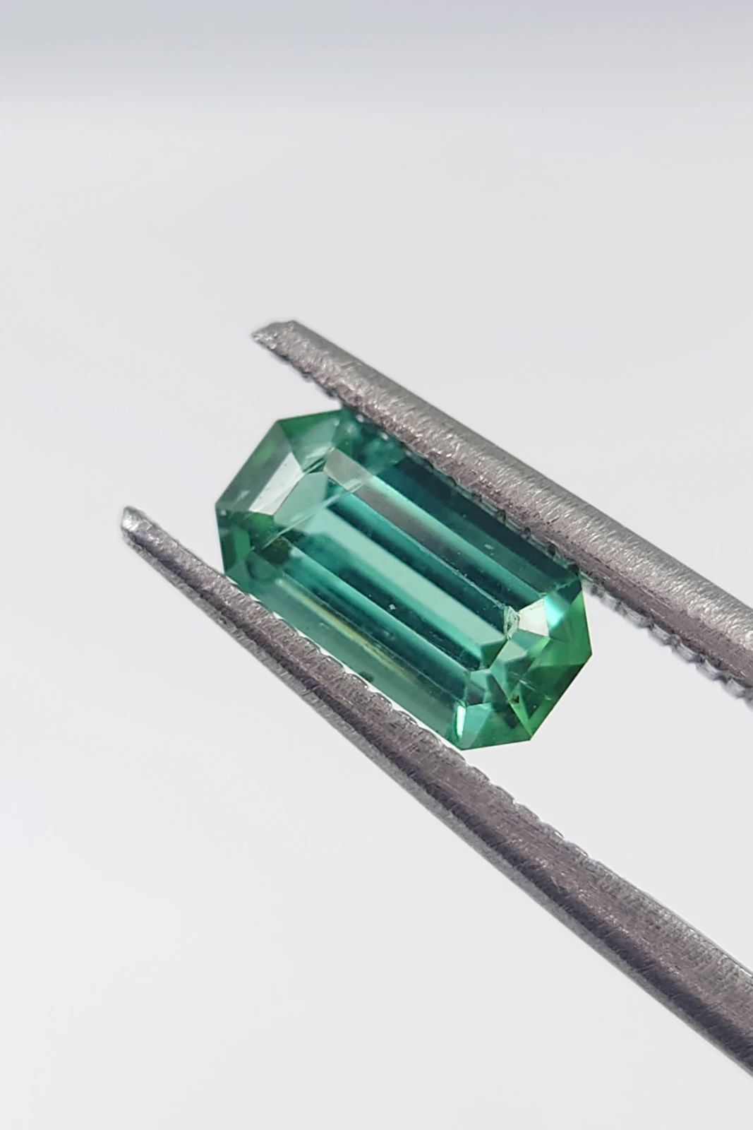 1ct Natural Emerald Cut Tourmaline from Afghanistan — view 1