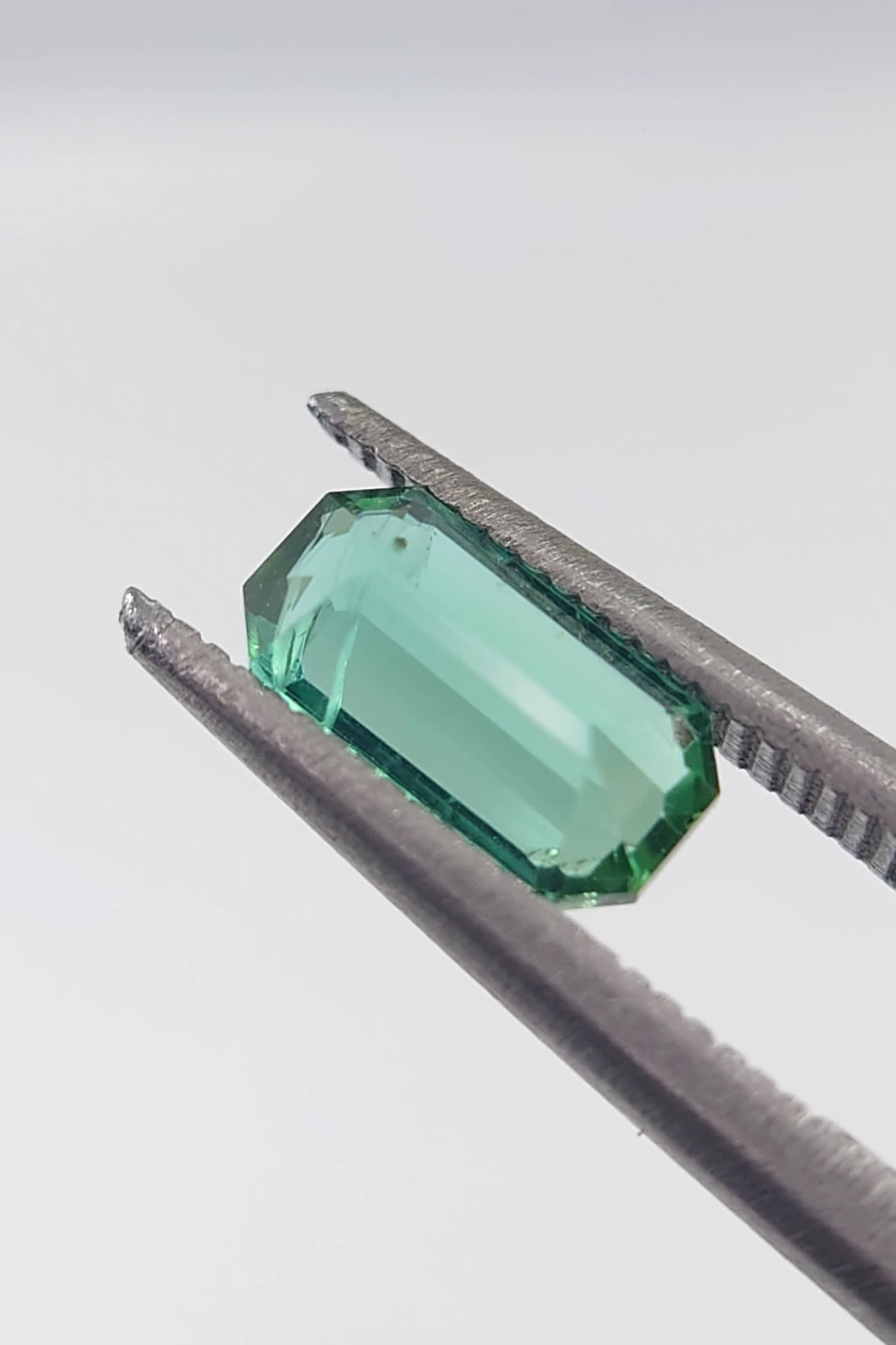1ct Natural Emerald Cut Tourmaline from Afghanistan — view 5