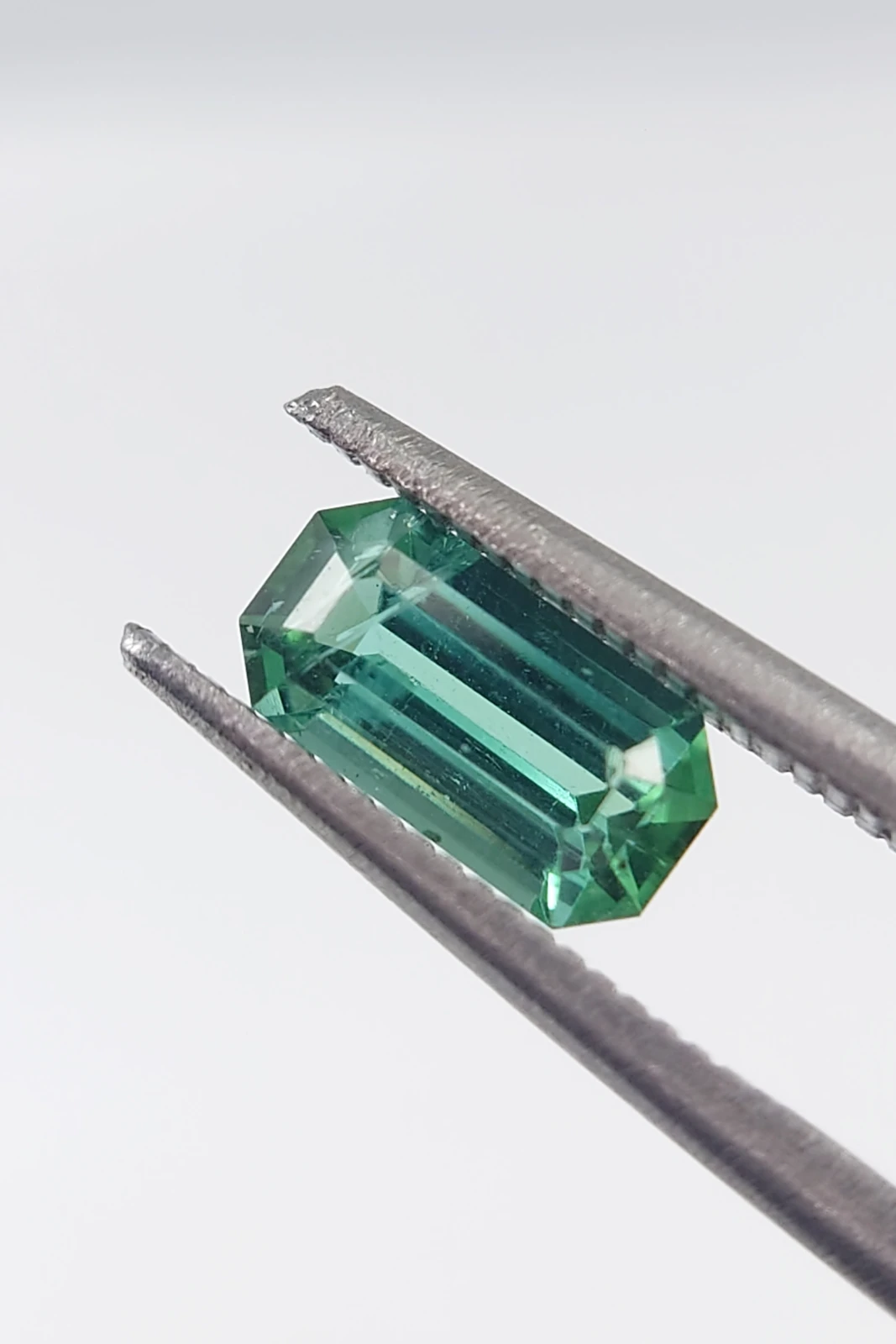 1ct Natural Emerald Cut Tourmaline from Afghanistan — view 6