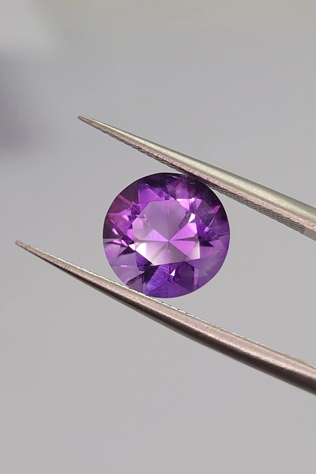 2.85ct Natural Round Cut Amethyst from Nigeria — view 5