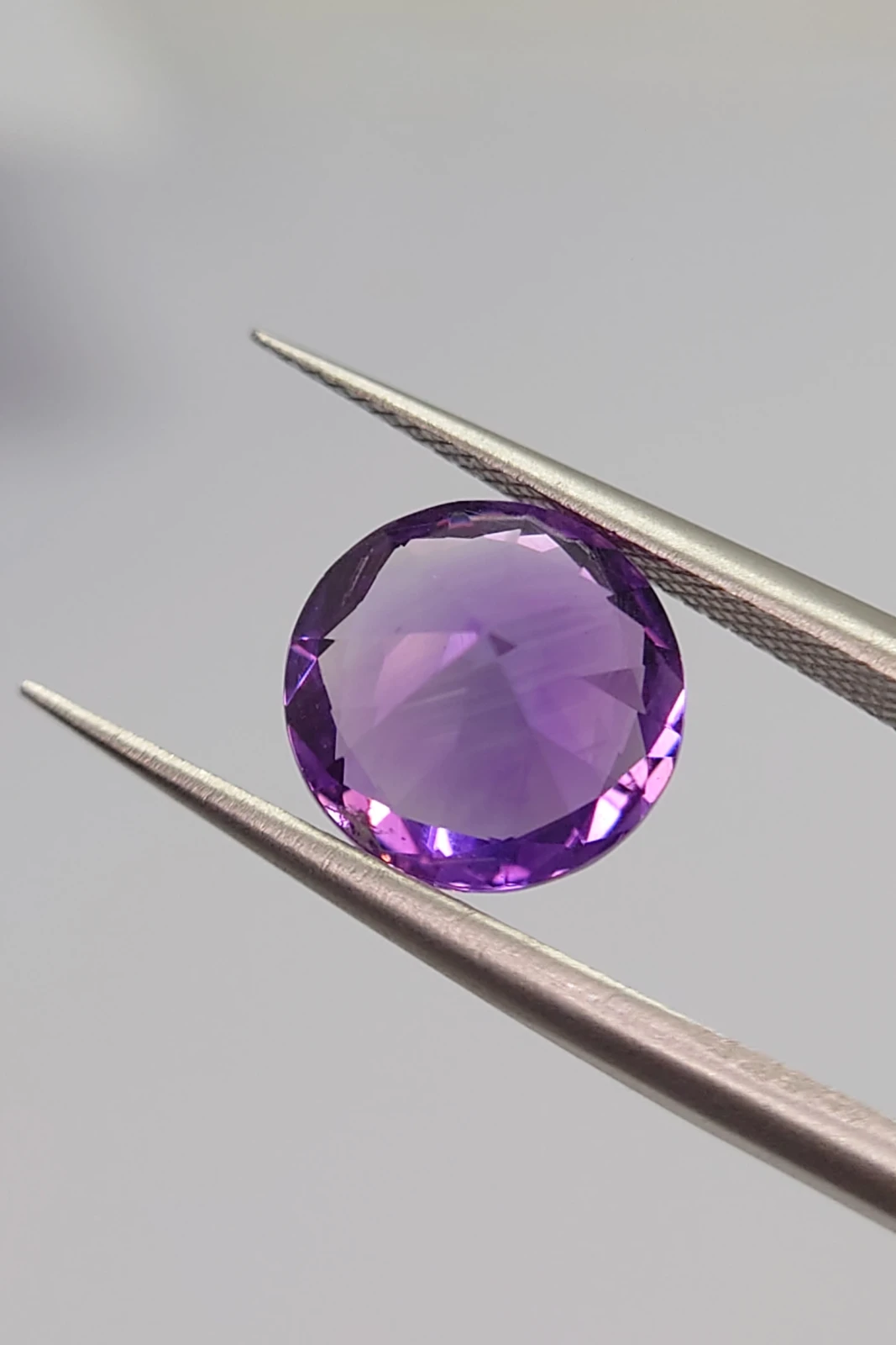 2.85ct Natural Round Cut Amethyst from Nigeria — view 6
