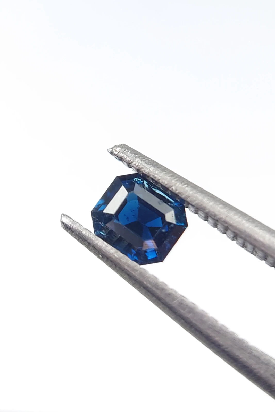 0.4ct Asser Cut Natural Indicolite Tourmaline Loose Gemstone from Afghanistan — view 1