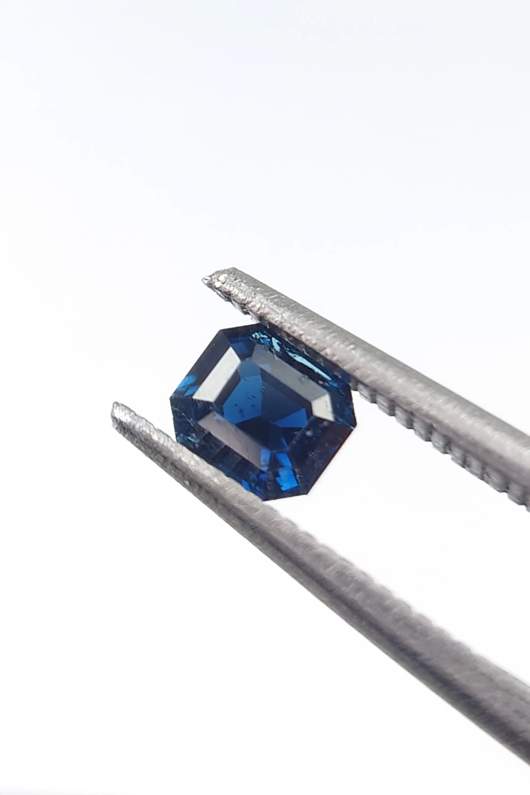 0.4ct Asser Cut Natural Indicolite Tourmaline Loose Gemstone from Afghanistan — view 2