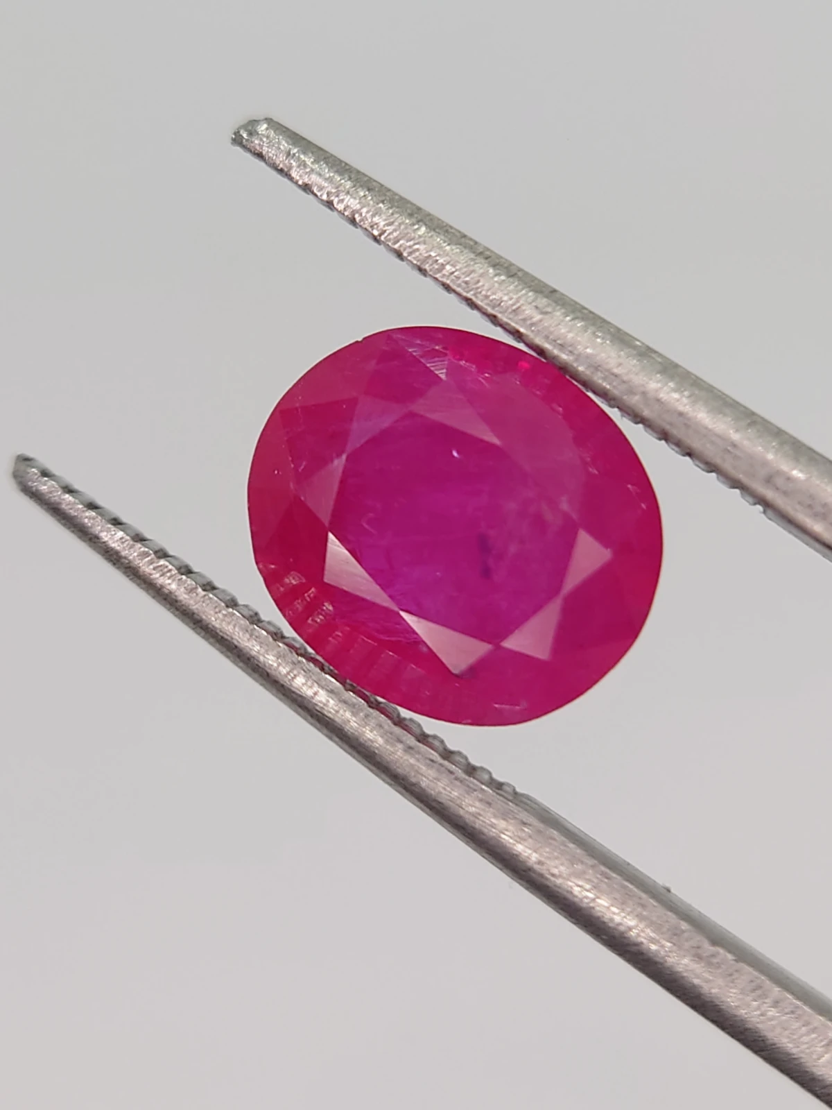 2.98ct Oval Faceted Natural Ruby from Afghanistan — view 2