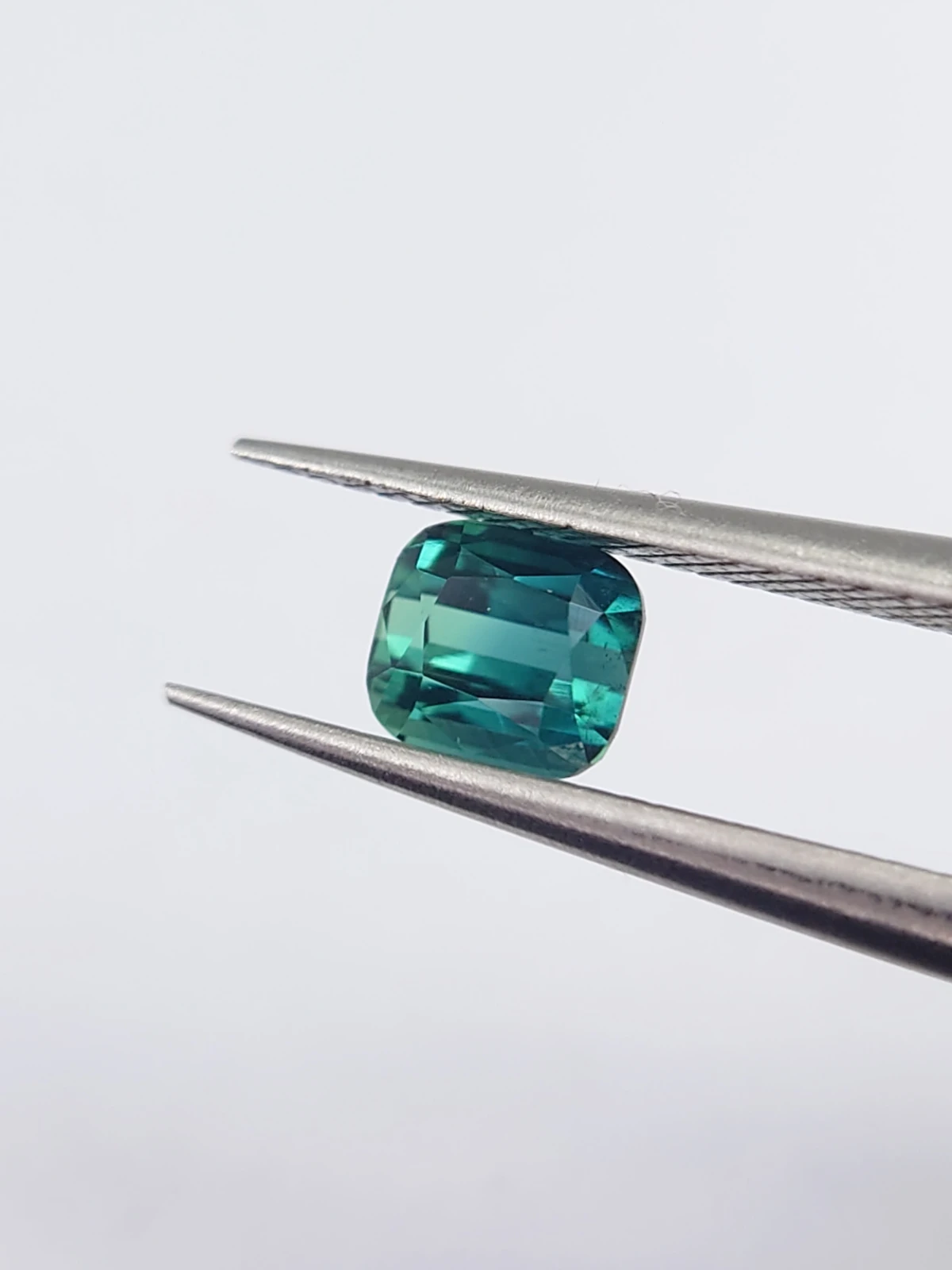 0.52ct Natural Bicolor Lagoon Tourmaline in Cushion Cut from Afghanistan — view 1
