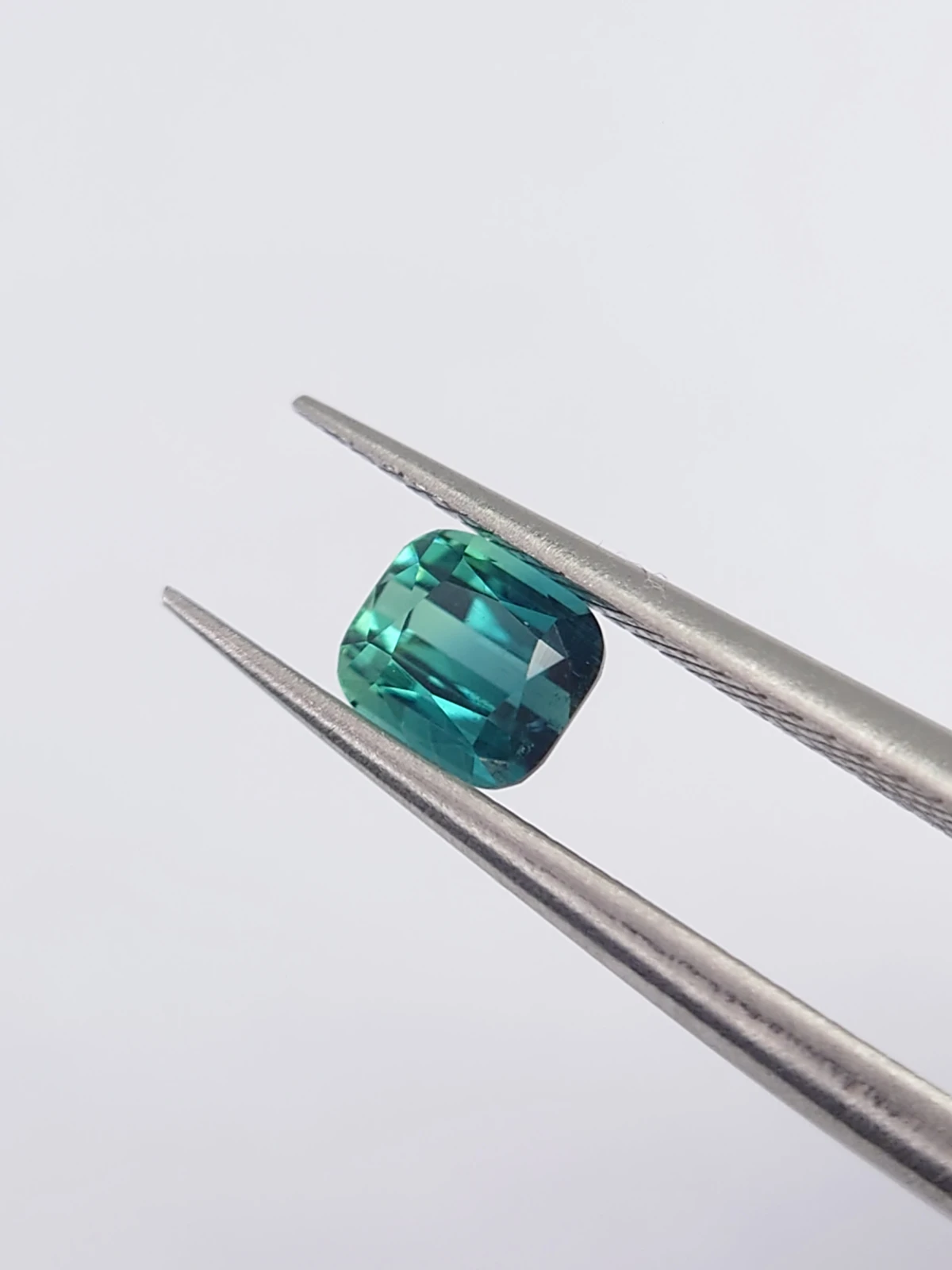 0.52ct Natural Bicolor Lagoon Tourmaline in Cushion Cut from Afghanistan — view 2