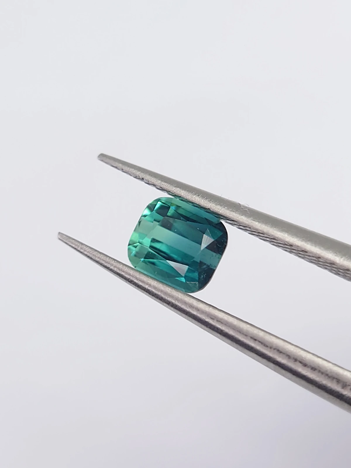 0.52ct Natural Bicolor Lagoon Tourmaline in Cushion Cut from Afghanistan — view 4