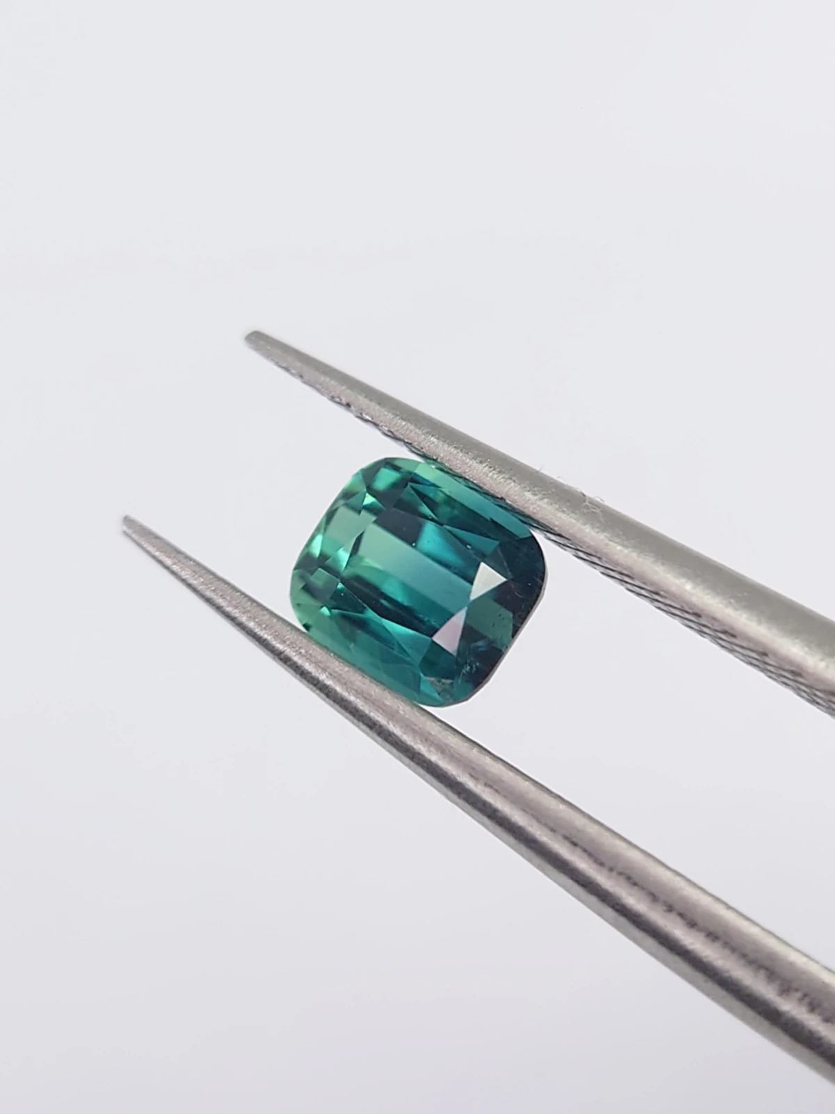 0.52ct Natural Bicolor Lagoon Tourmaline in Cushion Cut from Afghanistan — view 5