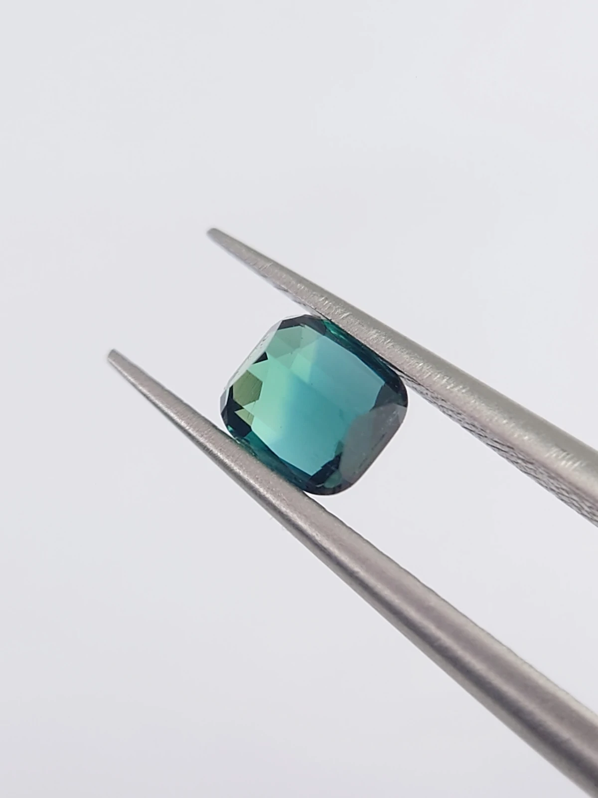 0.52ct Natural Bicolor Lagoon Tourmaline in Cushion Cut from Afghanistan — view 6