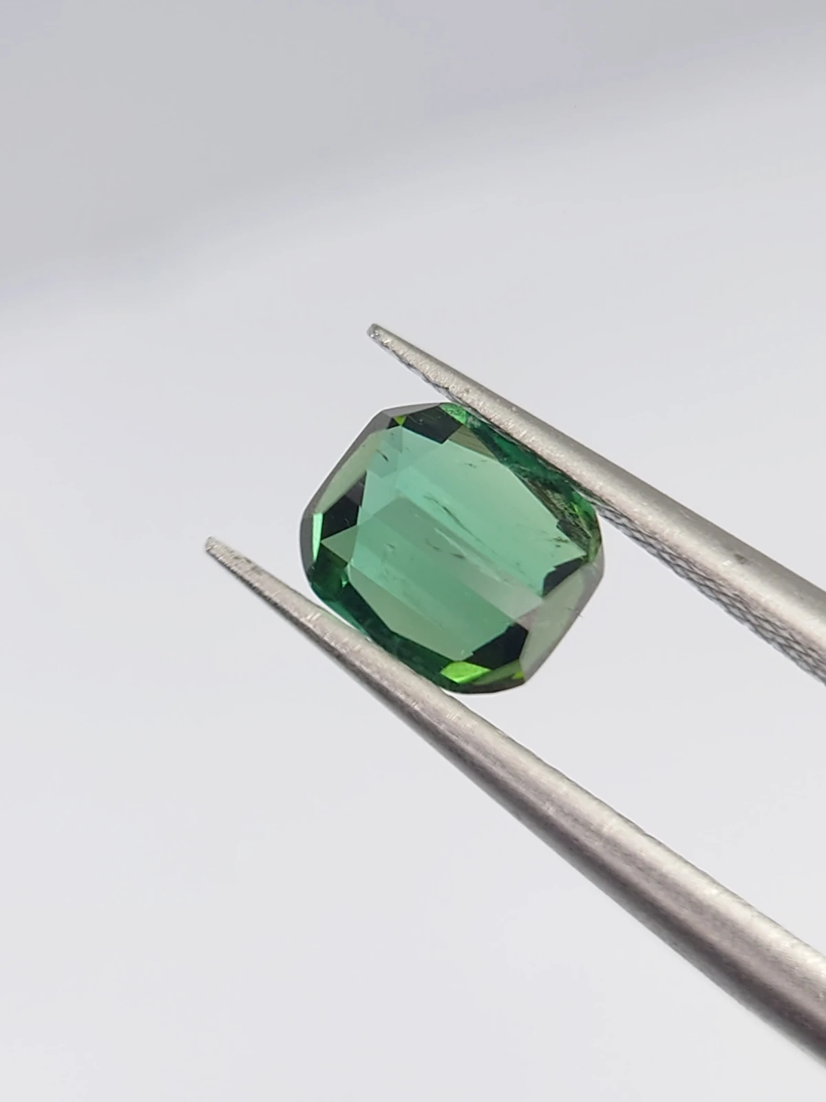 0.76ct Natural Bluish Green Cushion Cut Tourmaline from Afghanistan — view 5