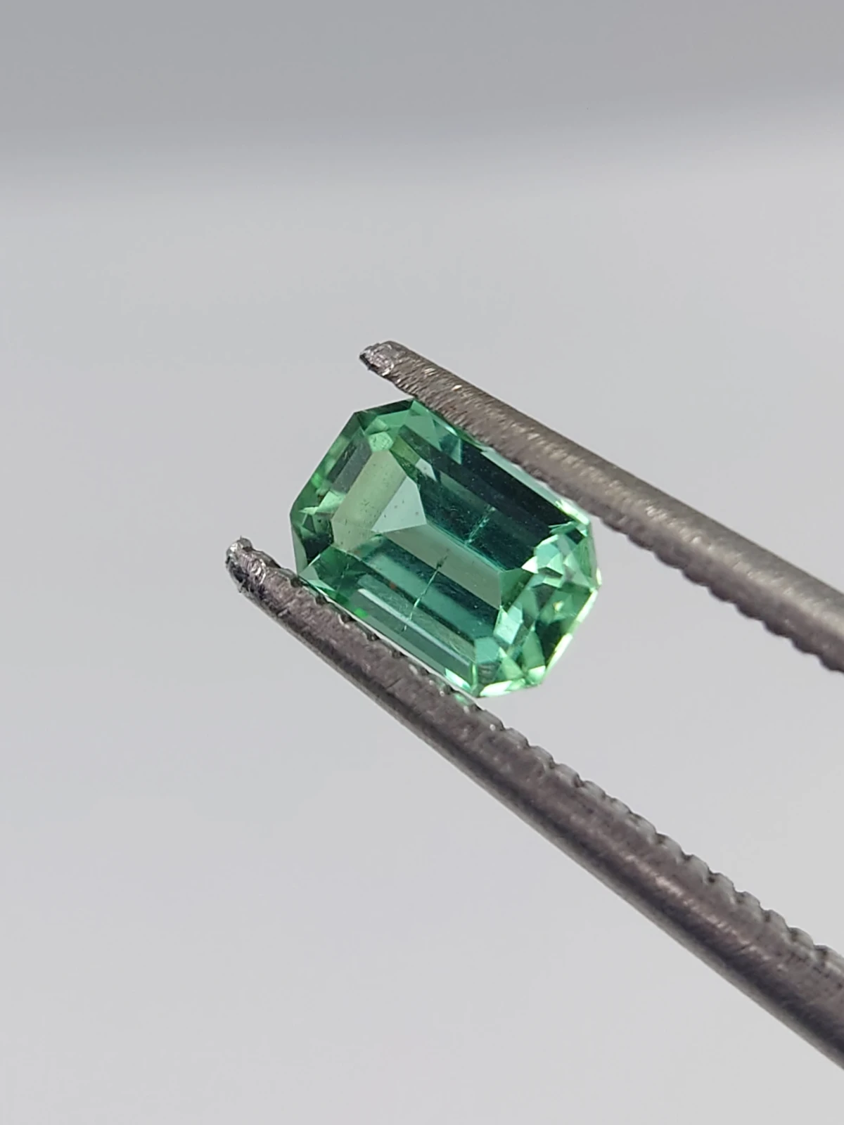 0.64ct Emerald Cut Untreated Tourmaline from Afghanistan — view 1