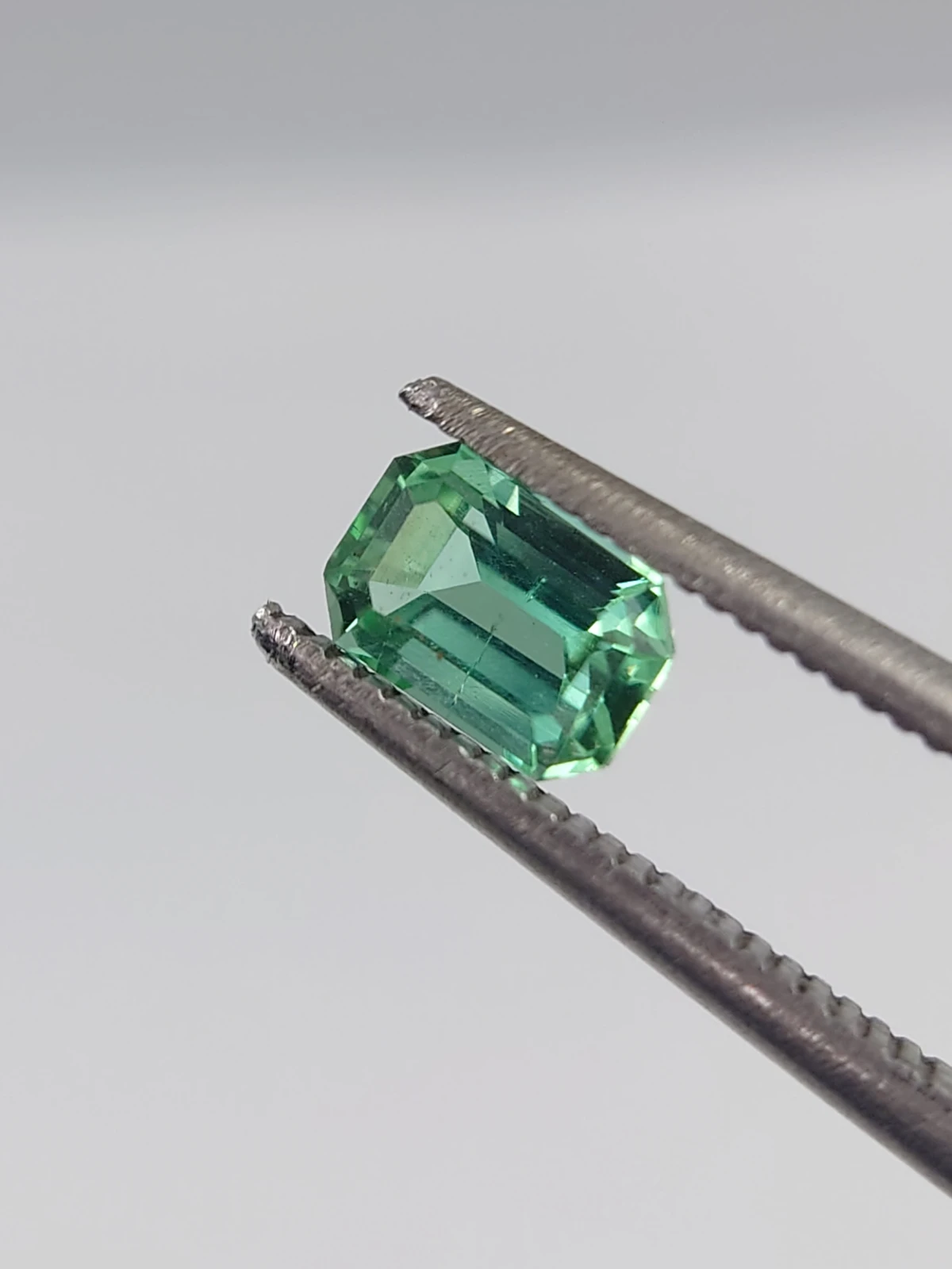 0.64ct Emerald Cut Untreated Tourmaline from Afghanistan — view 2