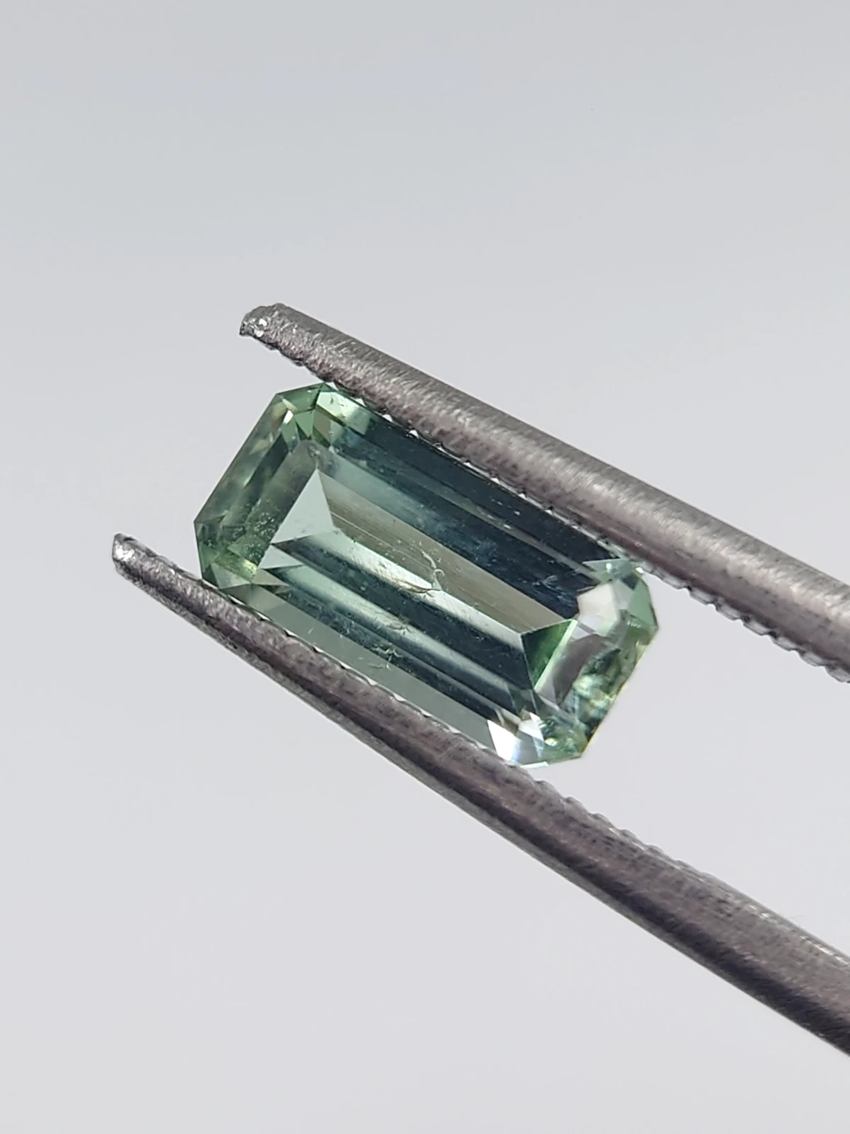 1.29ct Greenish Grey Natural Tourmaline from Afghanistan — view 2