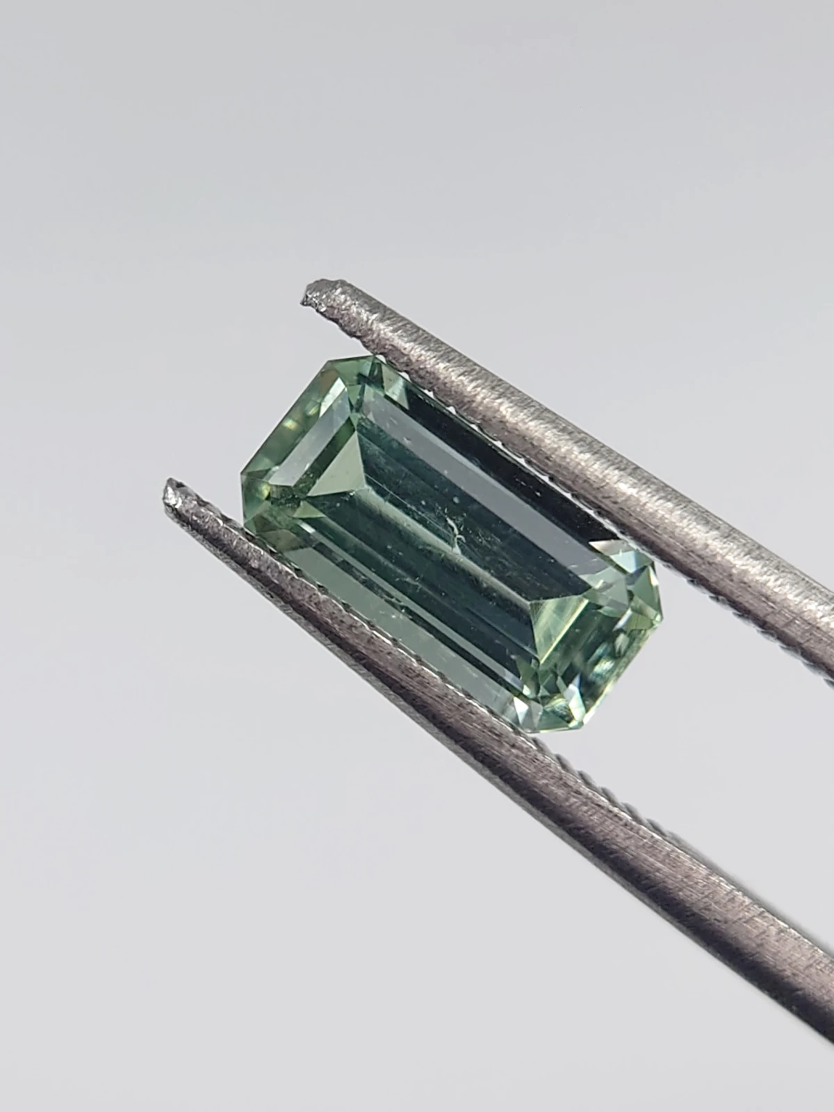 1.29ct Greenish Grey Natural Tourmaline from Afghanistan — view 3