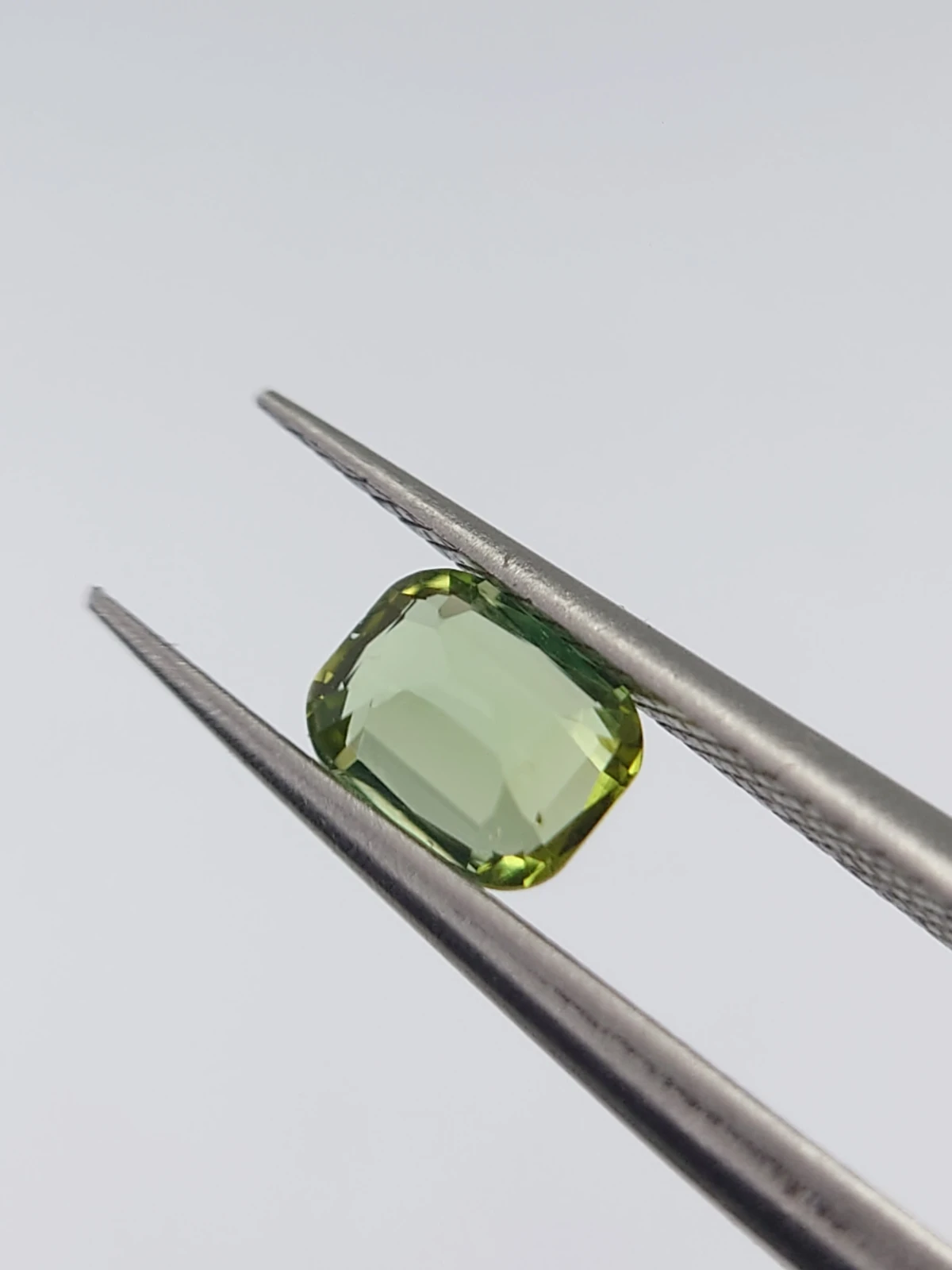 0.57ct Mint Green Cushion Shape Tourmaline from Afghanistan — view 4