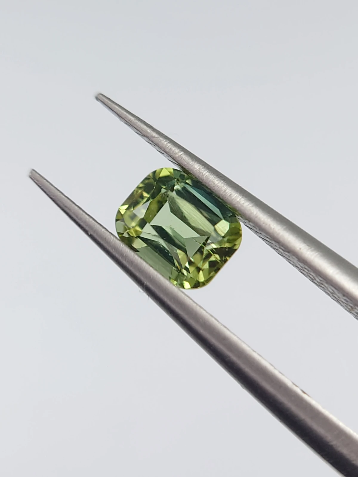 0.57ct Mint Green Cushion Shape Tourmaline from Afghanistan — view 5