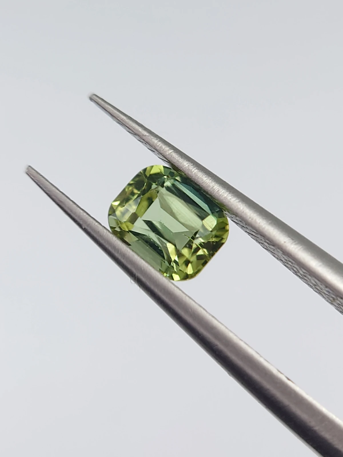 0.57ct Mint Green Cushion Shape Tourmaline from Afghanistan — view 6