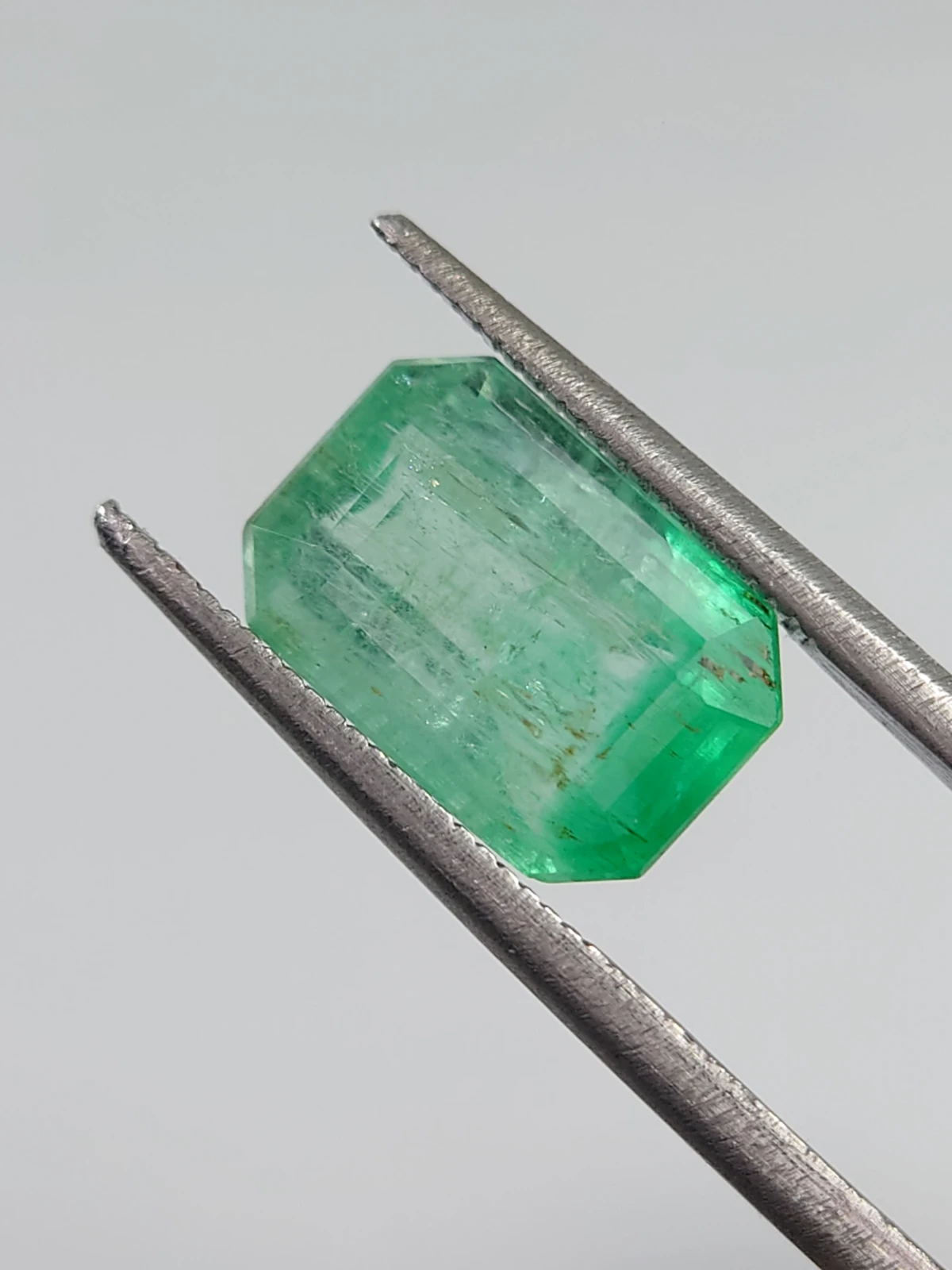 3.72ct Natural Bluish Green Emerald from Afghanistan — view 1
