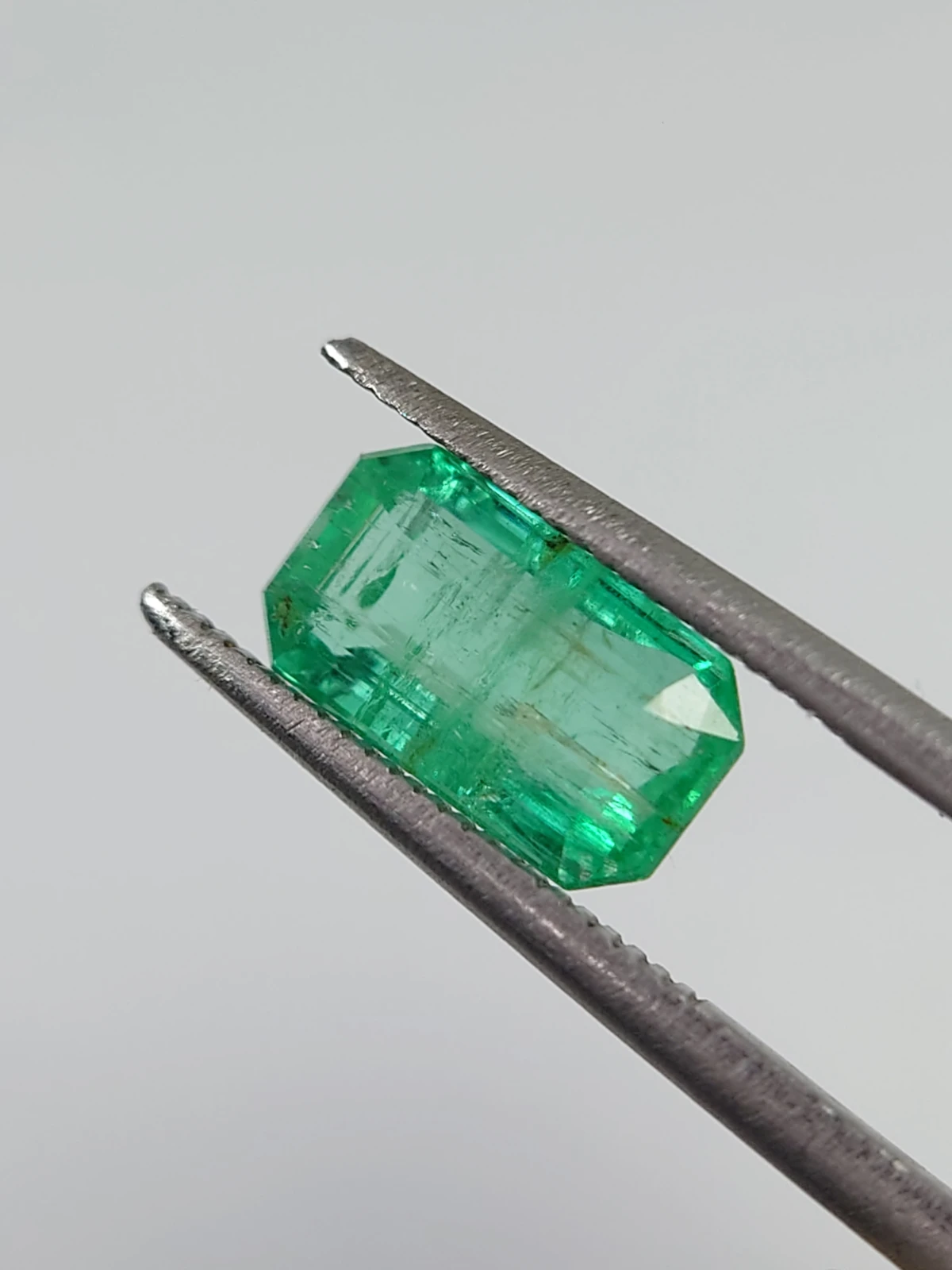2ct Natural Emerald Octagon Faceted from Afghanistan — view 2