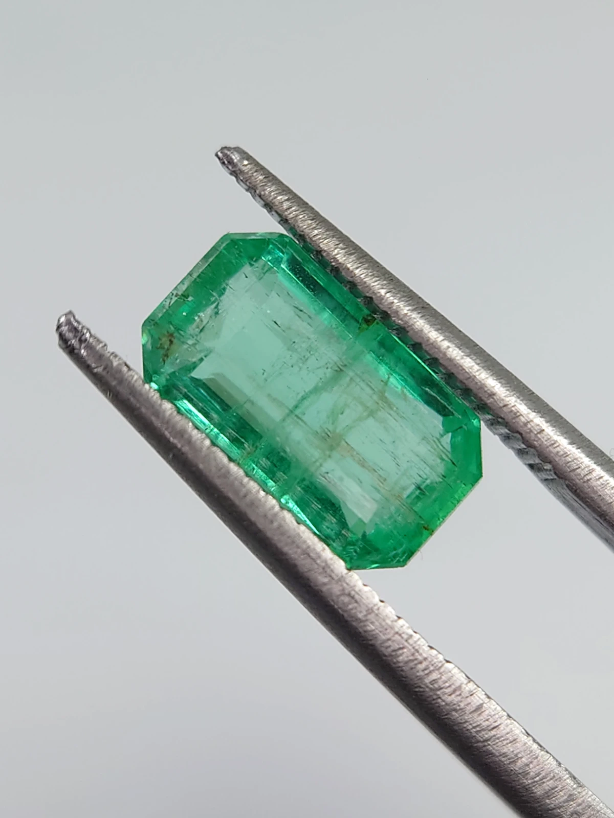 2ct Natural Emerald Octagon Faceted from Afghanistan — view 3