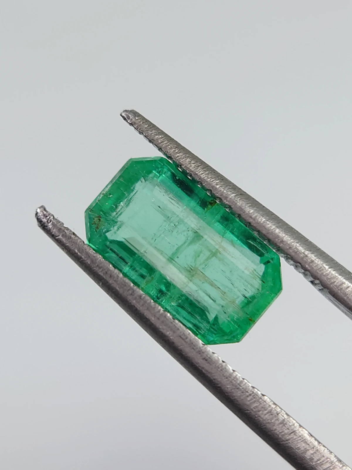 2ct Natural Emerald Octagon Faceted from Afghanistan — view 5