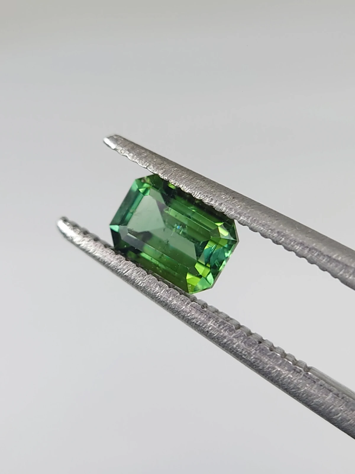 0.58ct Natural Emerald Cut Green Tourmaline from Afghanistan — view 4