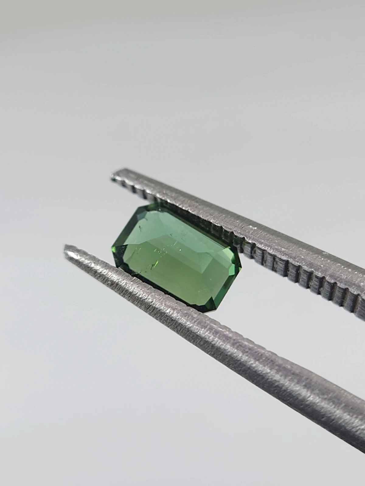 0.58ct Natural Emerald Cut Green Tourmaline from Afghanistan — view 5