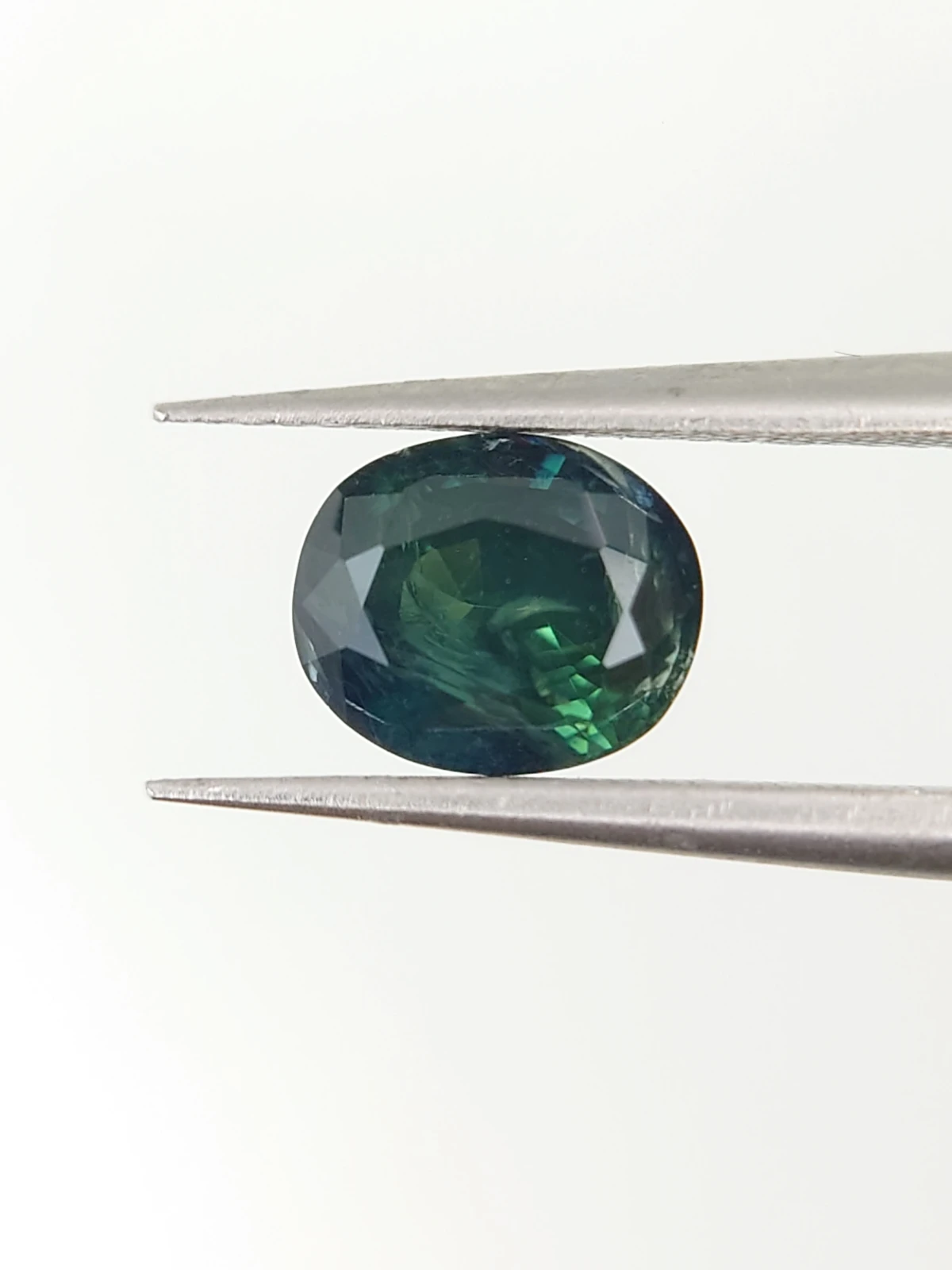 1.7ct Natural Teal Sapphire Loose Gemstone from Nigeria — view 3