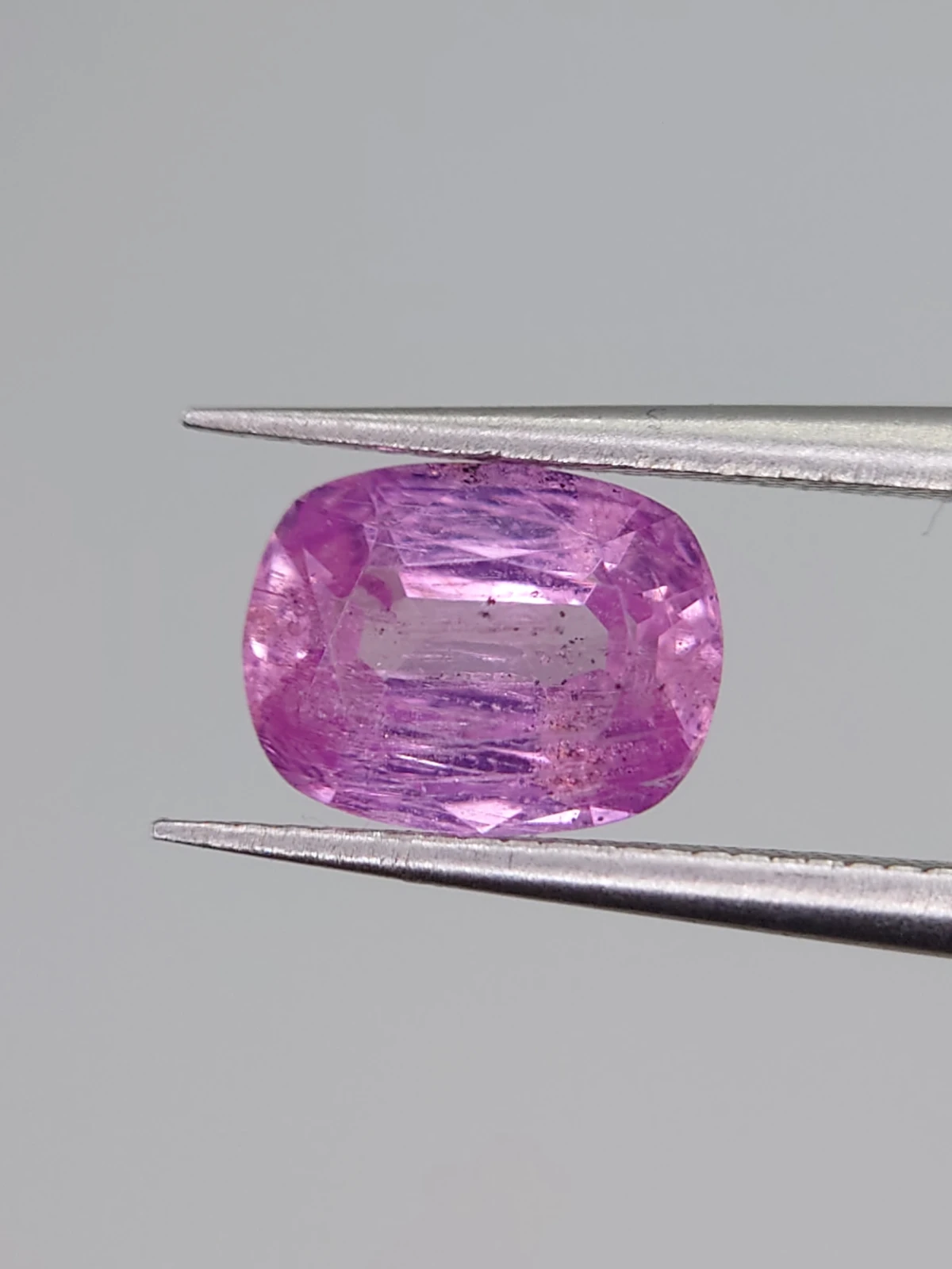 2ct Natural Untreated Tenebrescent Color Change Pink Sapphire Sapphire from Afghanistan — view 1