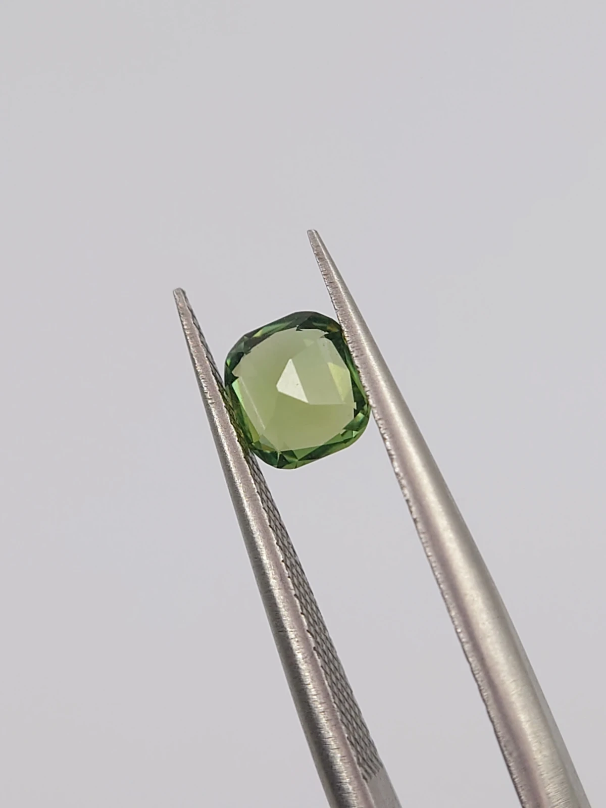 0.56ct Natural light Green Tourmaline Cushion Cut Loose Gemstone from Afghanistan — view 6