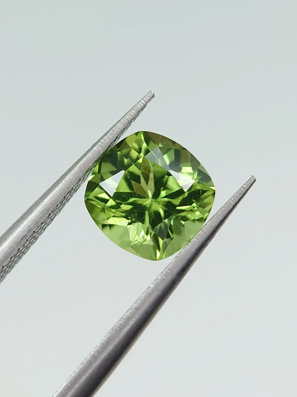1.48ct Natural Peridot Cushion Cut From Pakistan — view 2