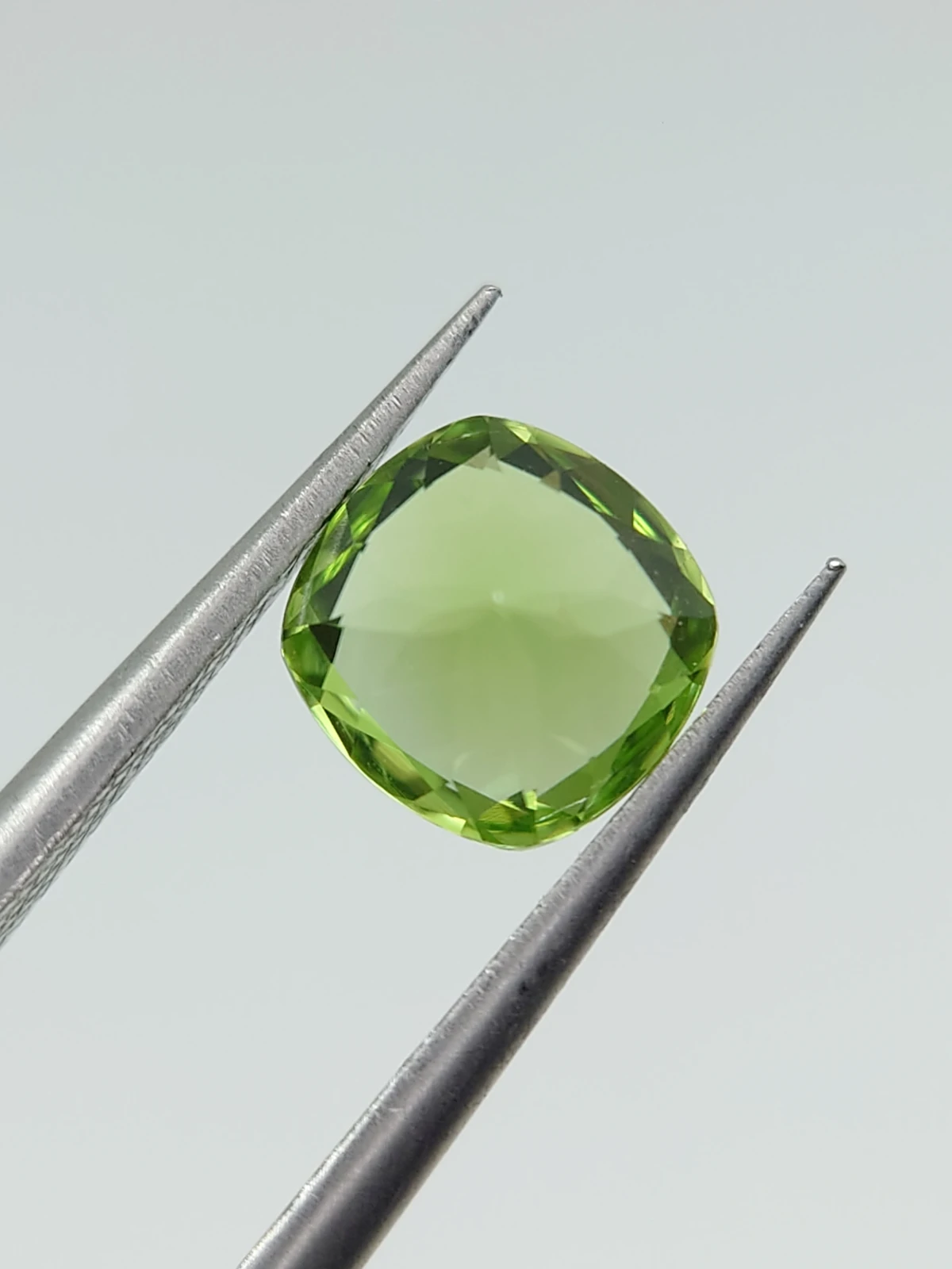 1.48ct Natural Peridot Cushion Cut From Pakistan — view 4