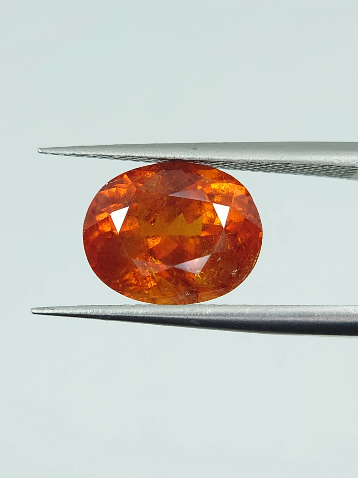 4.3ct Natural Fanta Spessartite Garnet Oval Cut From Nigeria — view 4
