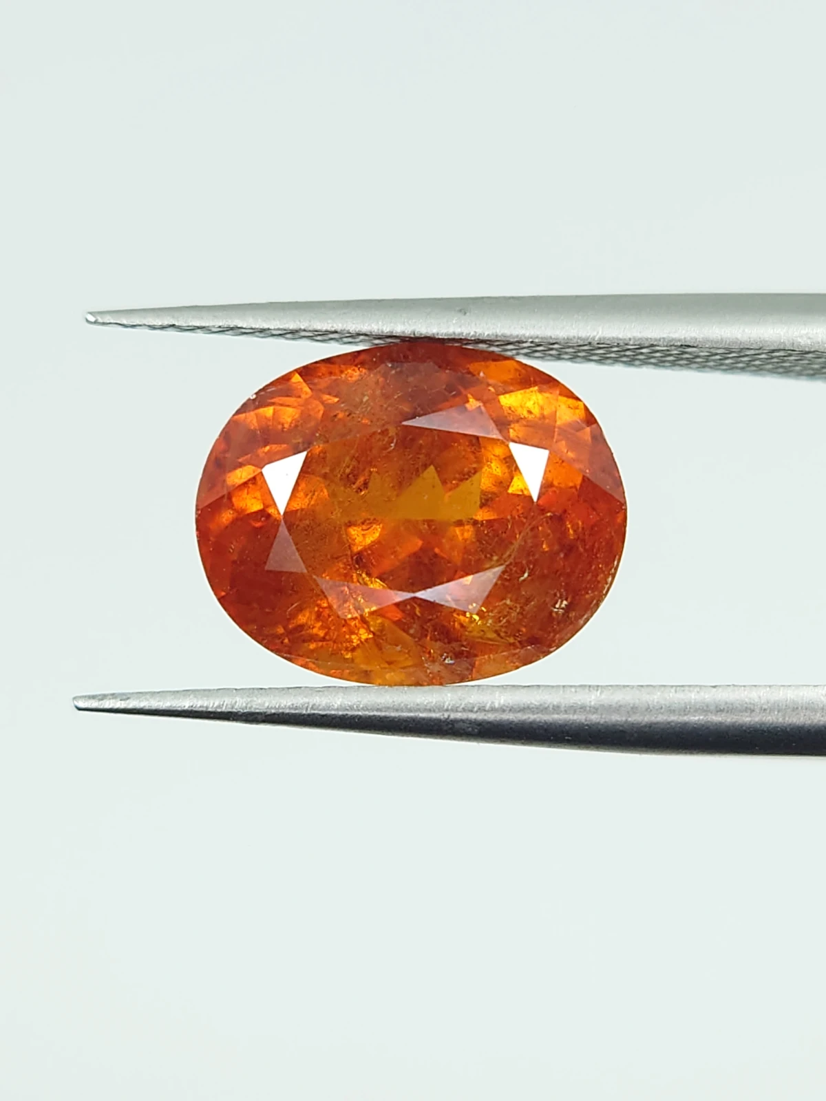 4.3ct Natural Fanta Spessartite Garnet Oval Cut From Nigeria — view 5