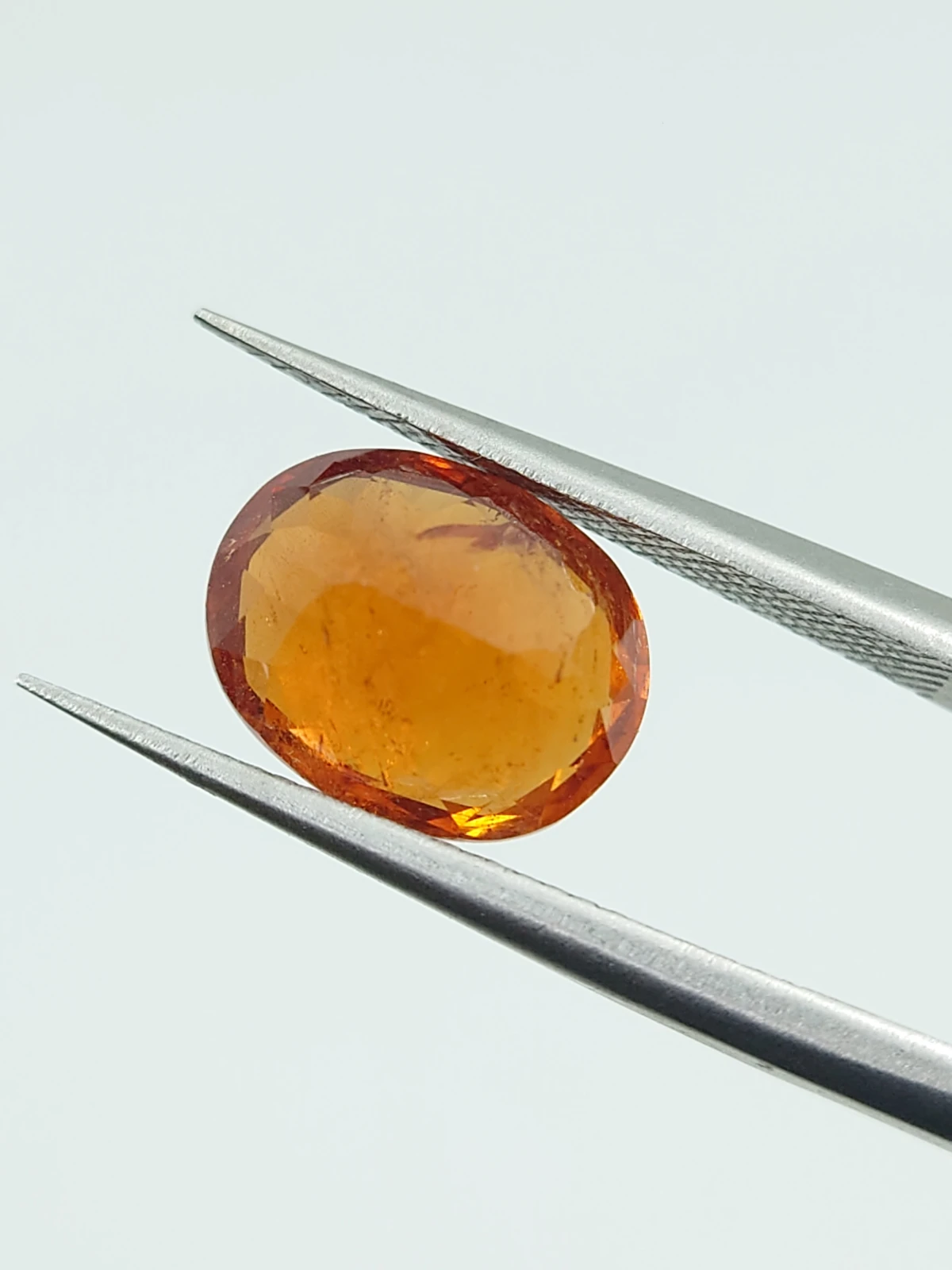 4.3ct Natural Fanta Spessartite Garnet Oval Cut From Nigeria — view 6